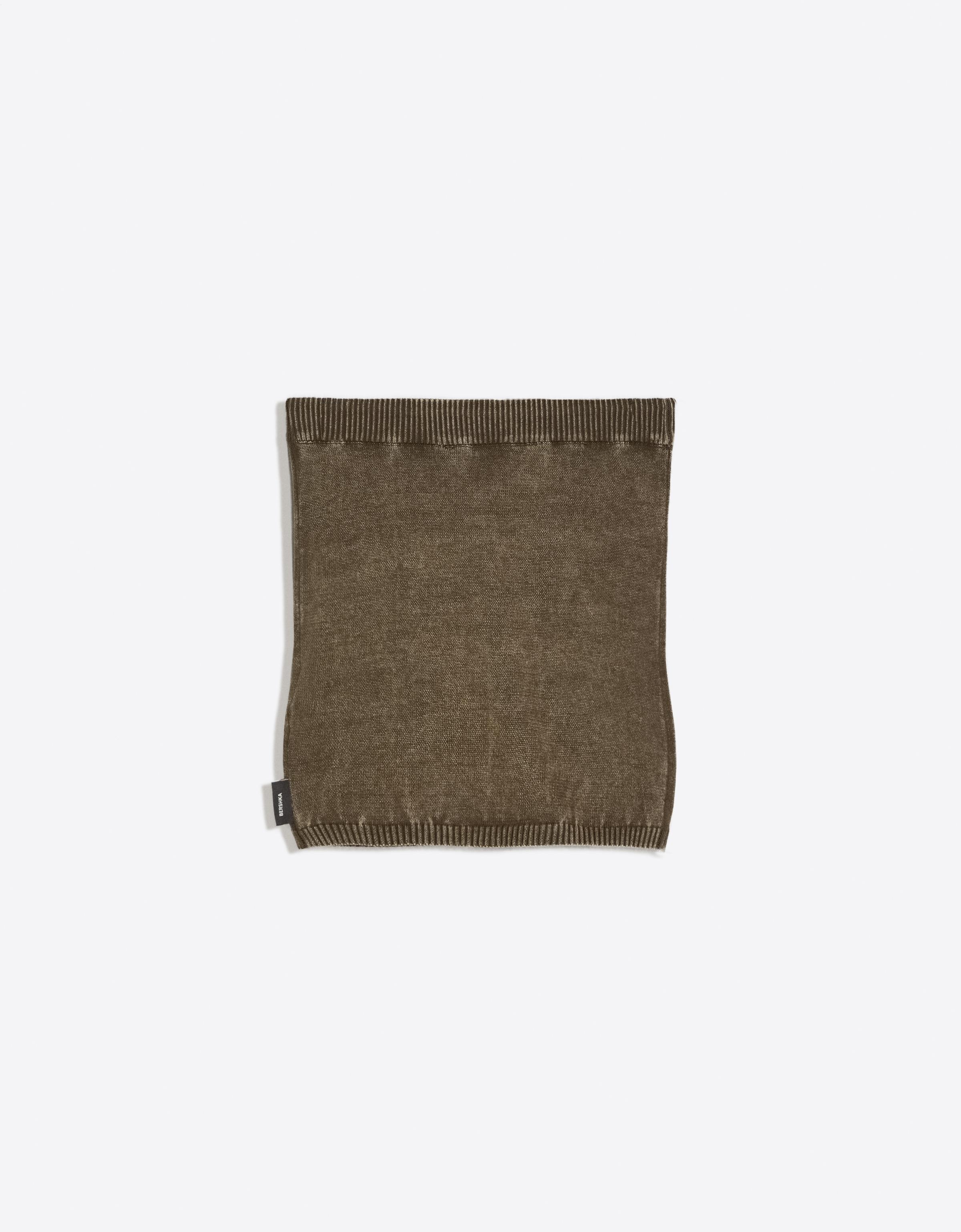 ED HARDY X BERSHKA bandeau top — Grey
