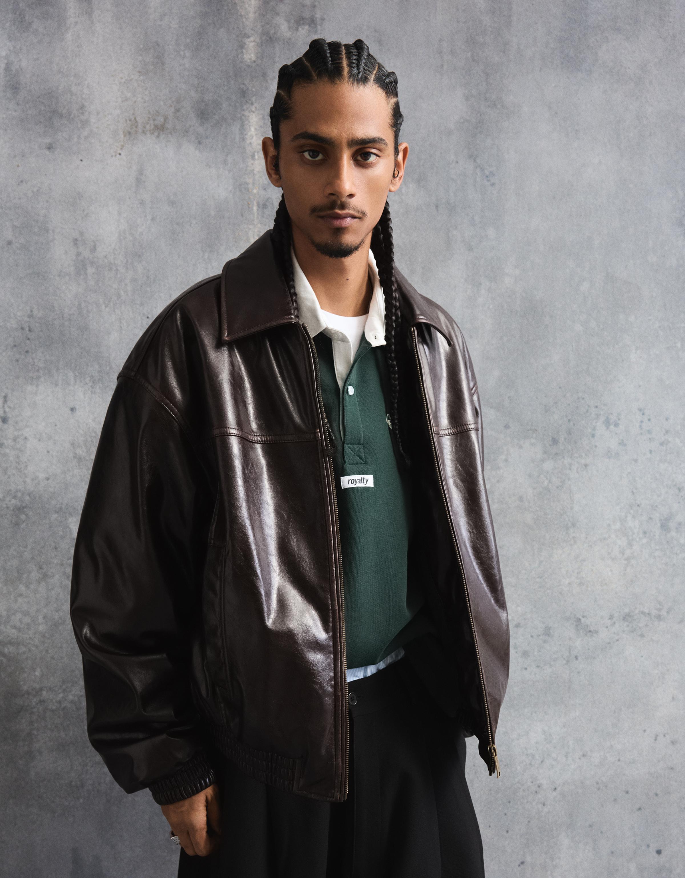 Suni deri ceket - Görsel 39