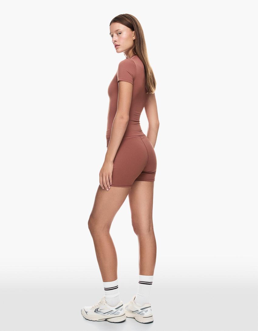 Pantaloni scurți ciclism quick dry & breathable-Portocaliu