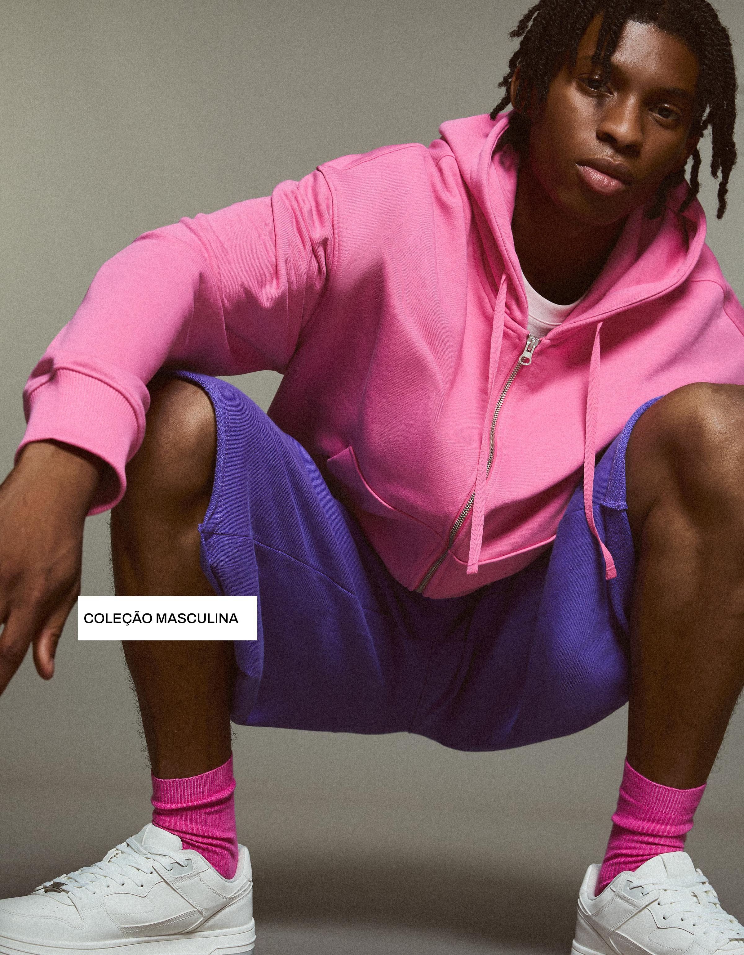 Zip-up hoodie — Pink