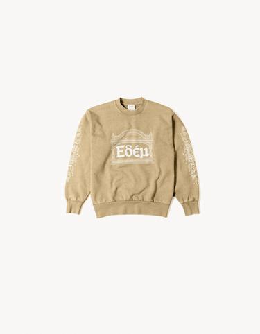 Washed effect sweatshirt ARIES X BERSHKA — Camel 5