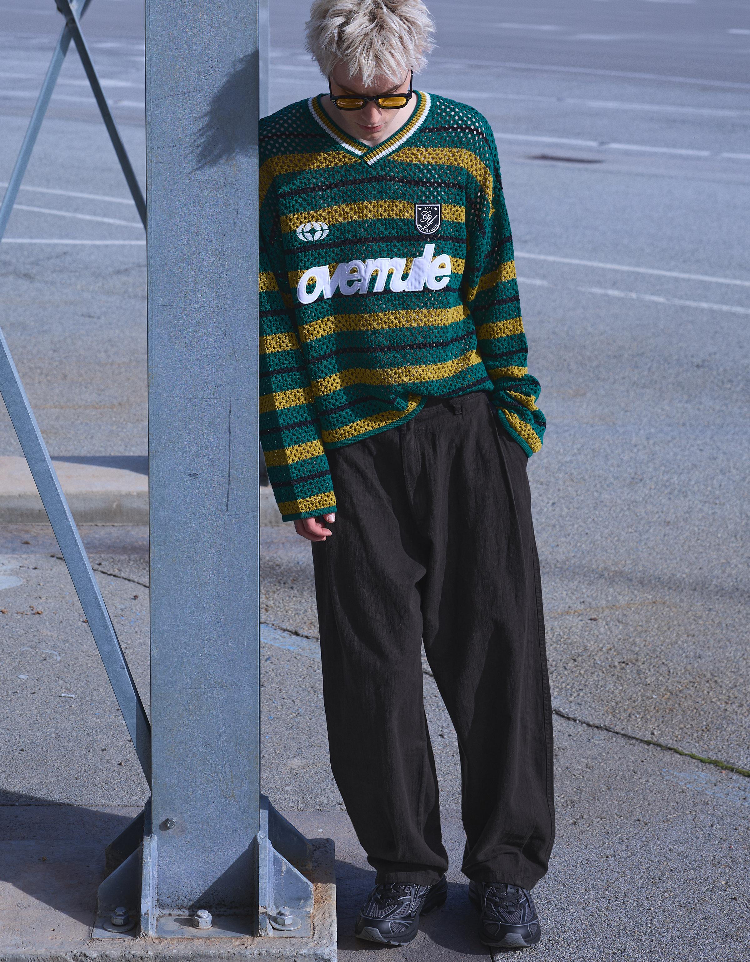 Ketenli super baggy fit pantolon - Görsel 105