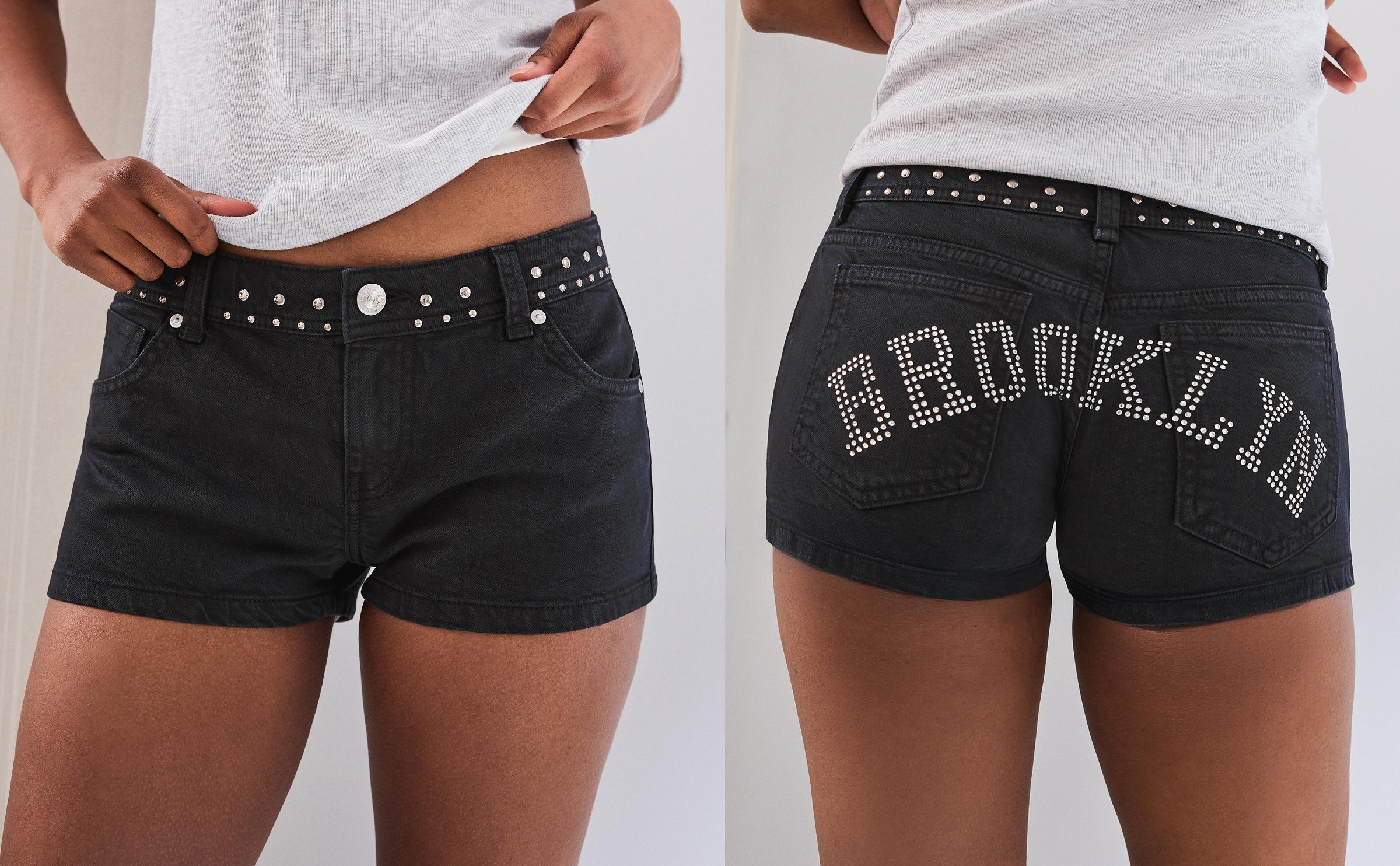 Zımbalı fitilli şort - Görsel 77