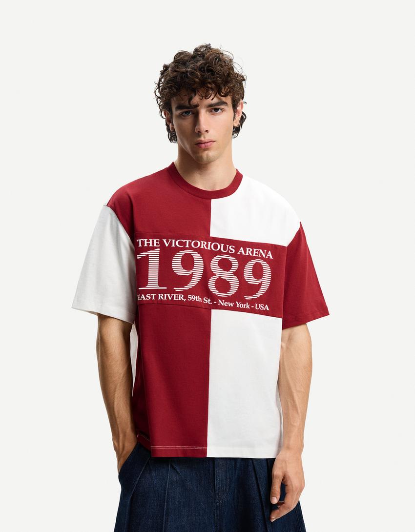 Short sleeve T-shirt with print