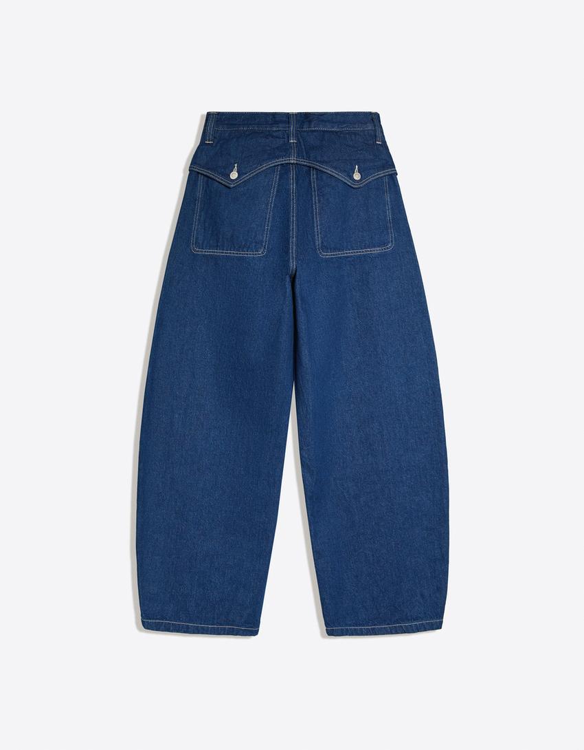 Baggy jeans-Navy