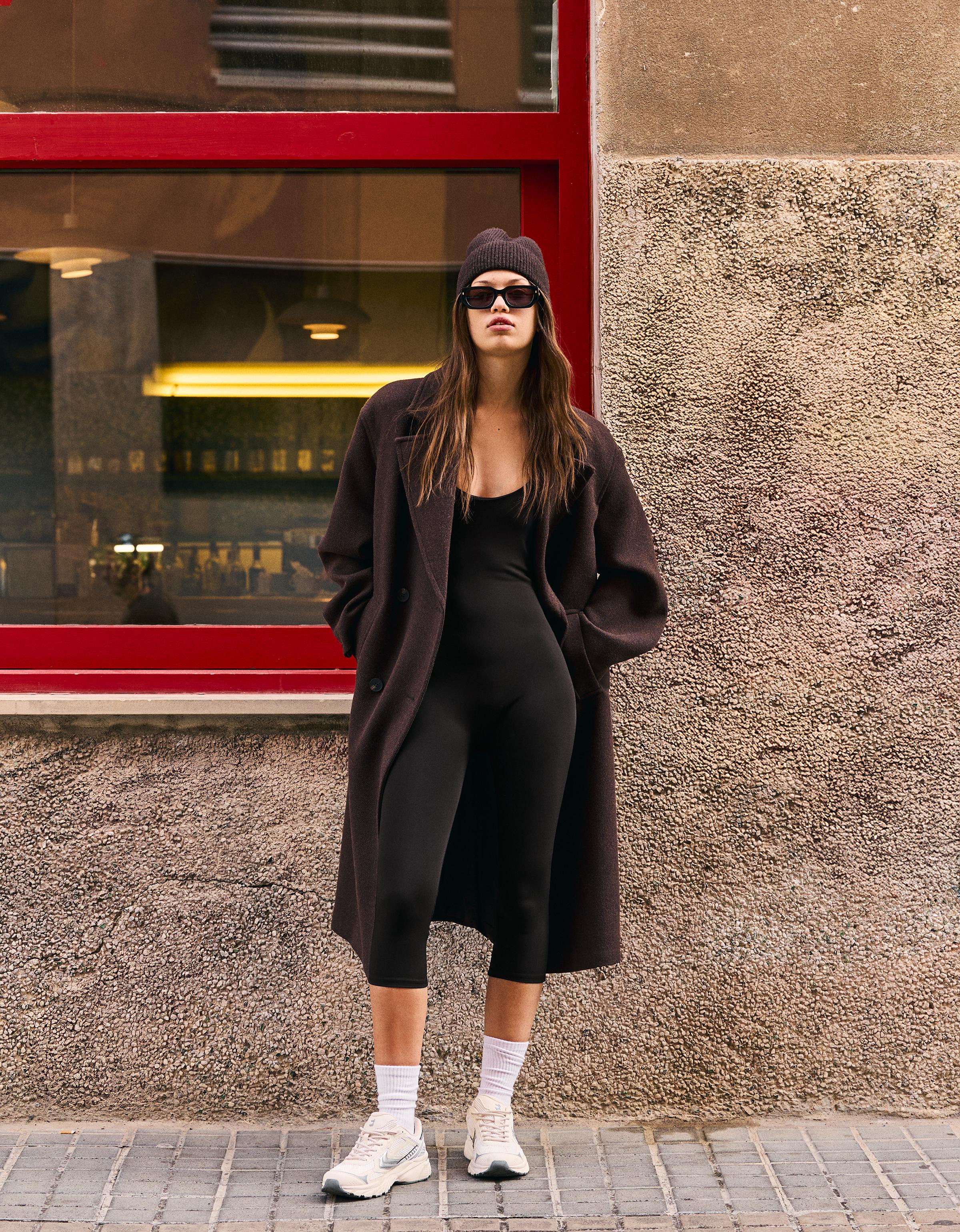 Bershka Träger-Overall Damen M Schwarz