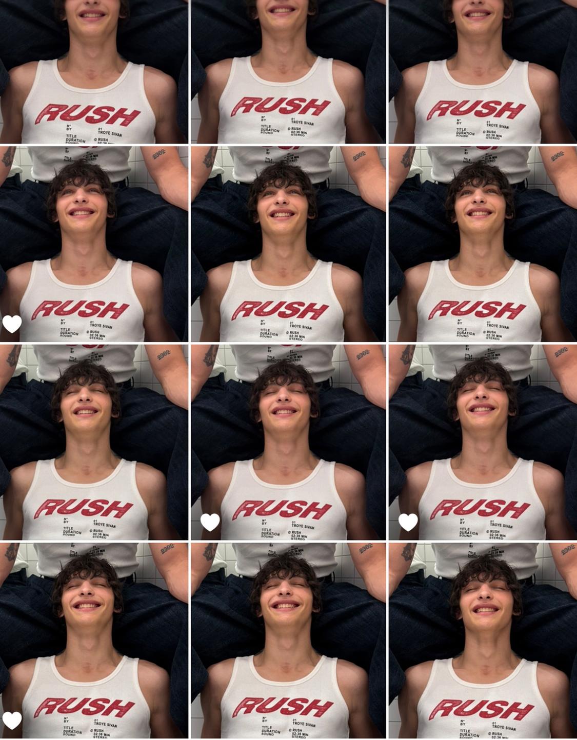 Troye Sivan ribbed strappy T-shirt