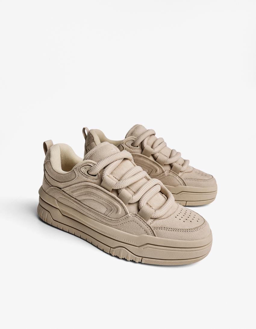 Adidași skate voluminoși-Nisip