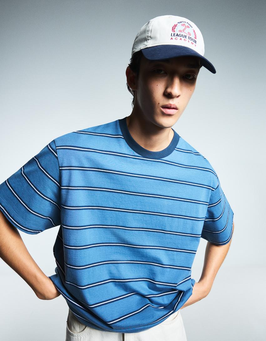 Short sleeve T-shirt-Blue