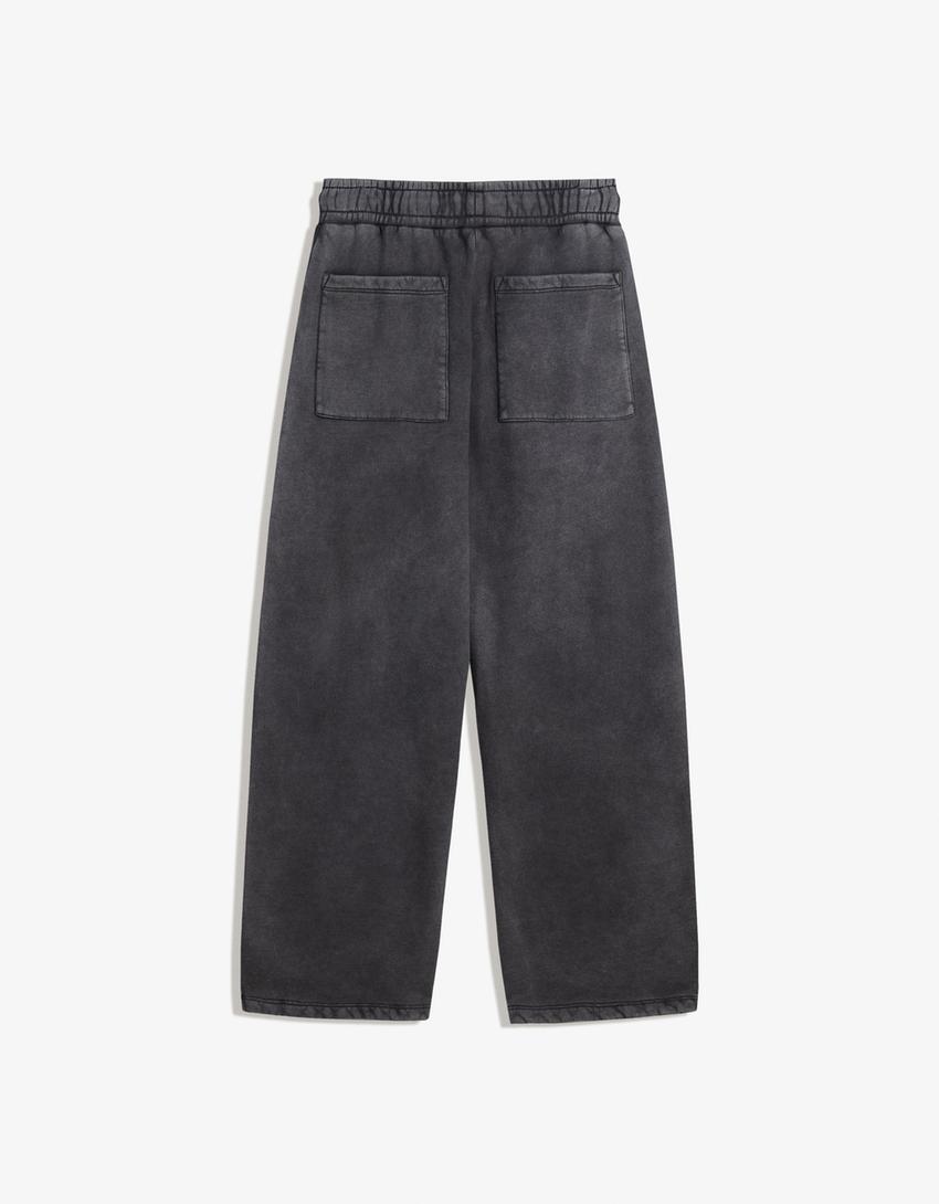 Pantaloni balloon fit-Gri