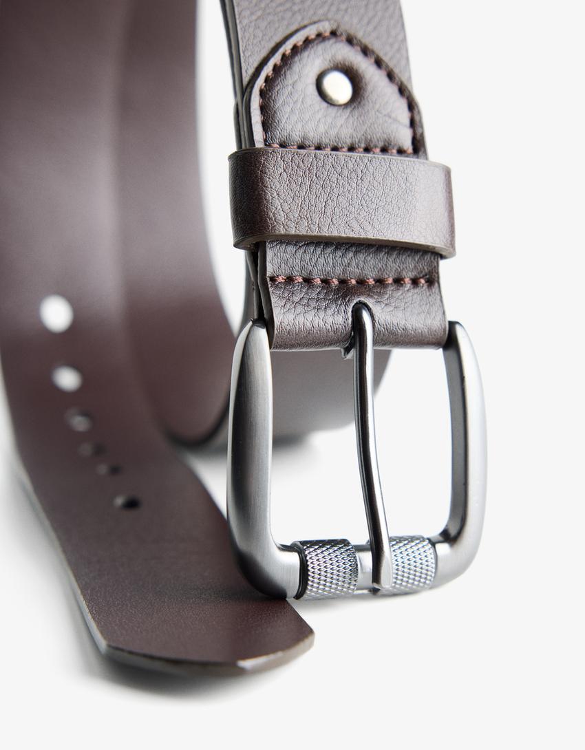 Buckled belt-Brown
