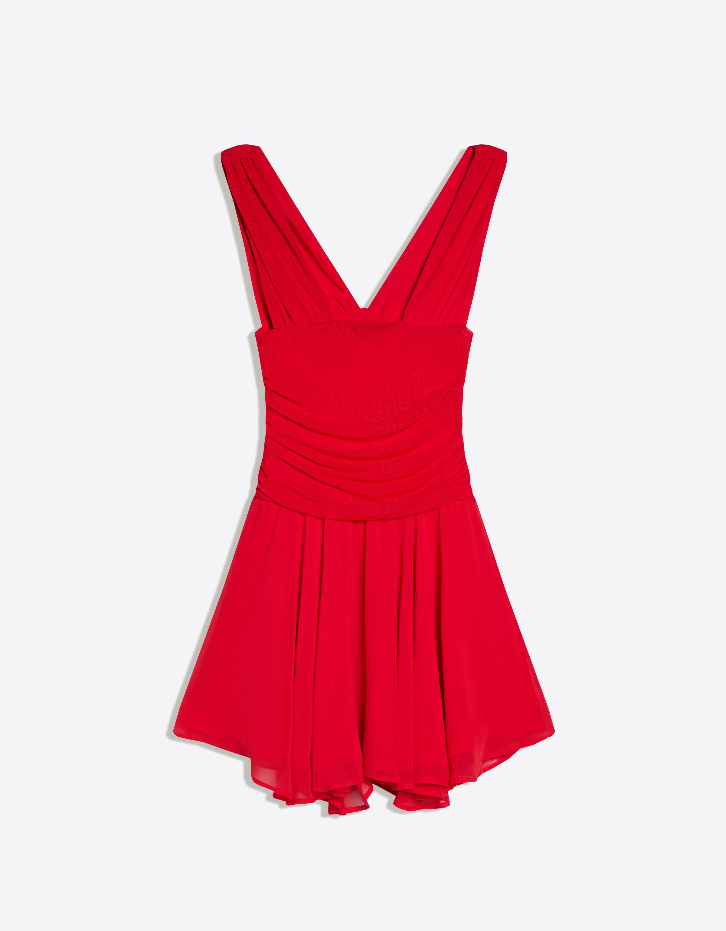 Mini şifon elbise - Görsel 12