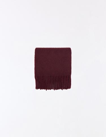 Chunky fringed scarf — Maroon 4