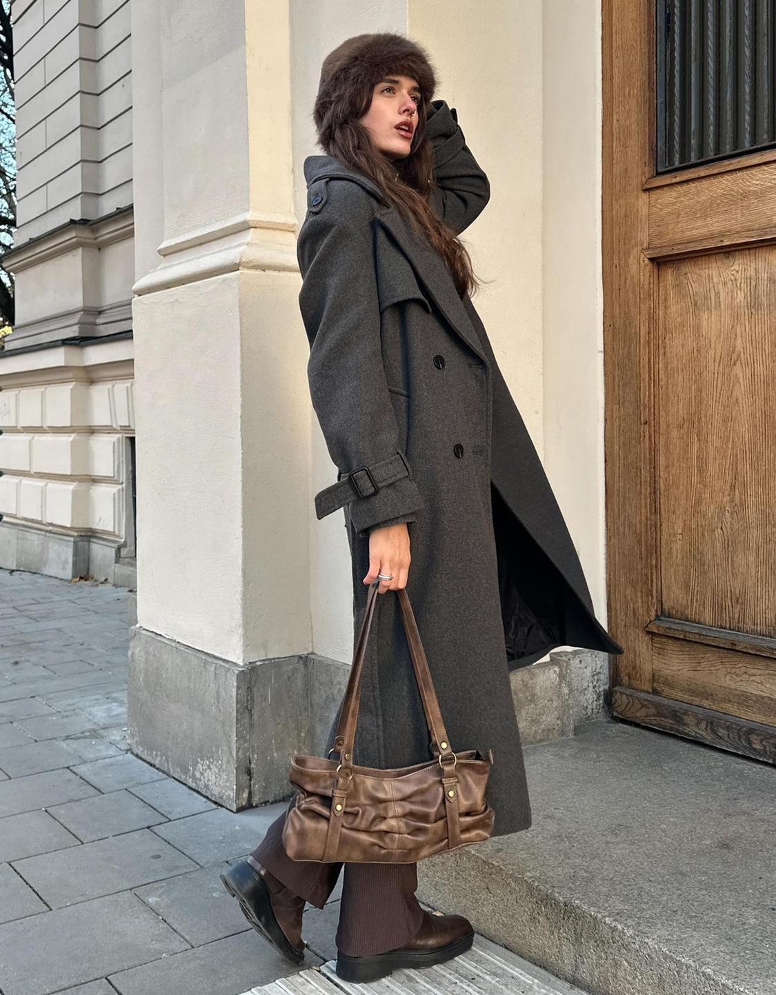 Artilezko trench beroki oversize