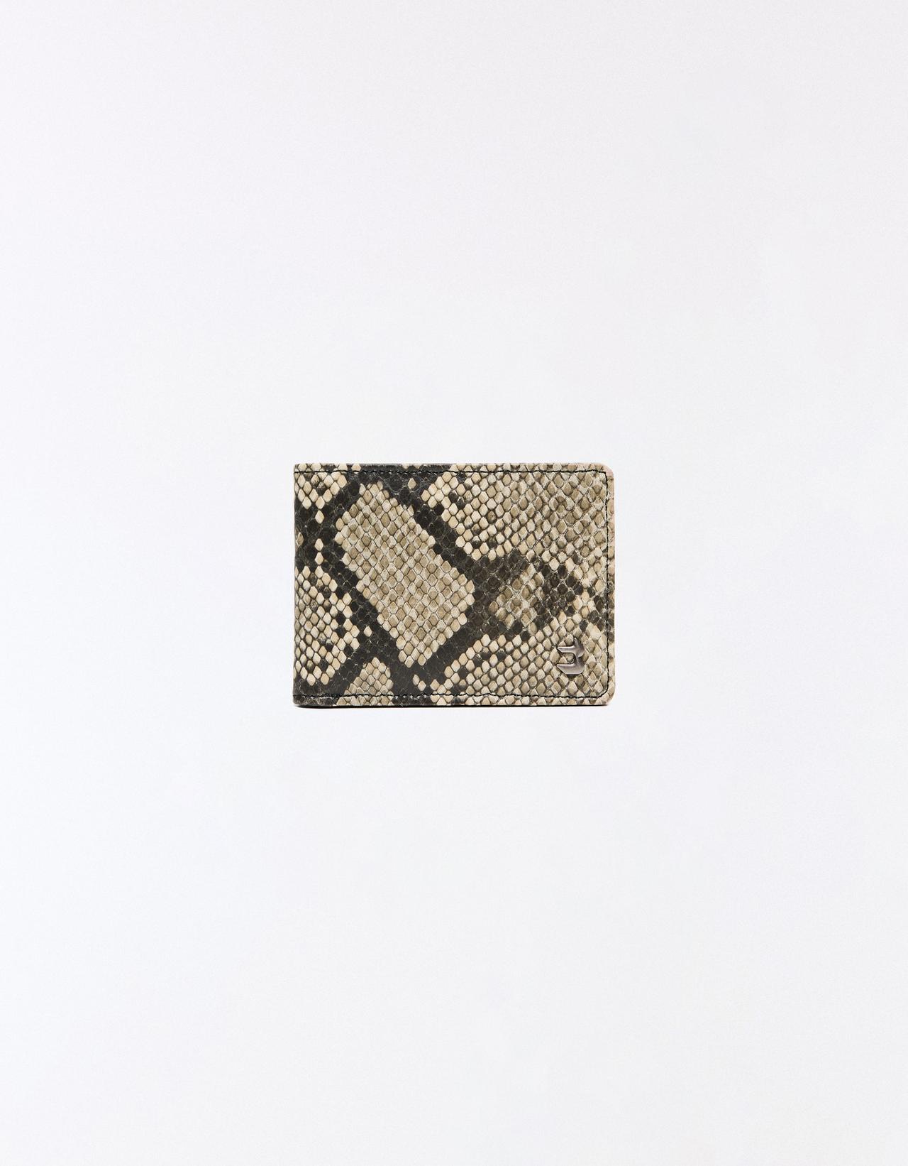 Animal print purse — Mink