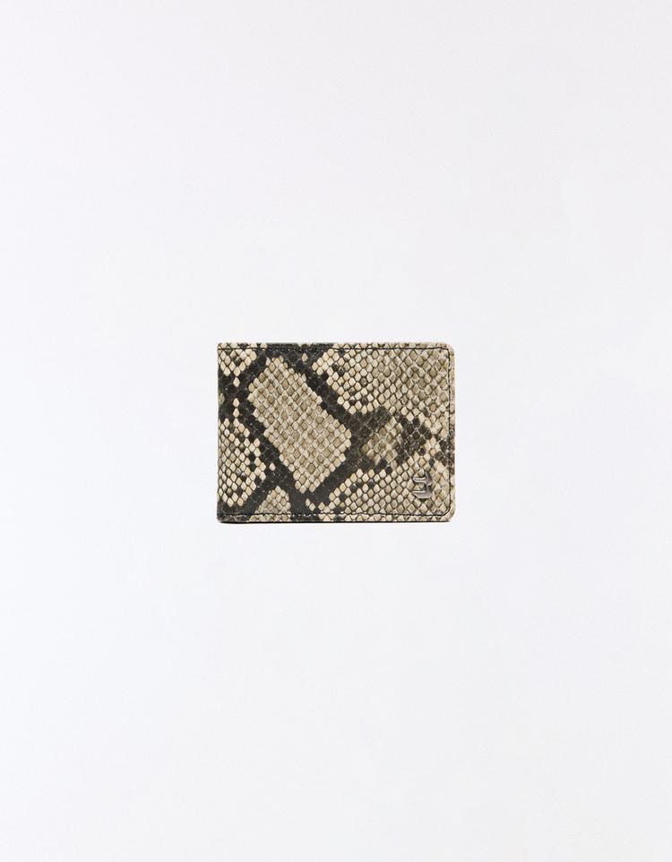 Animal print purse — Mink