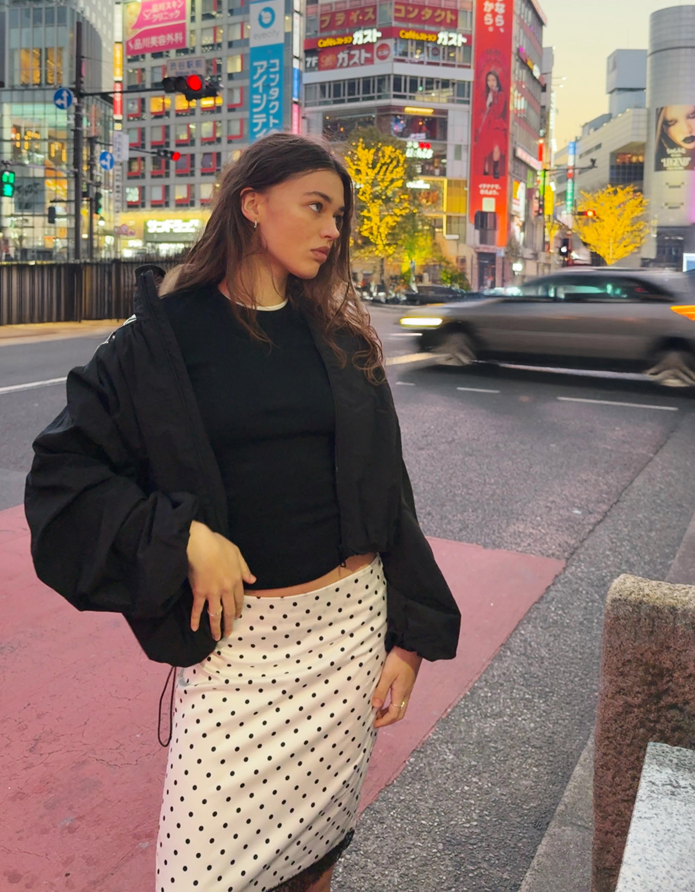 Saten midi etek - Görsel 61