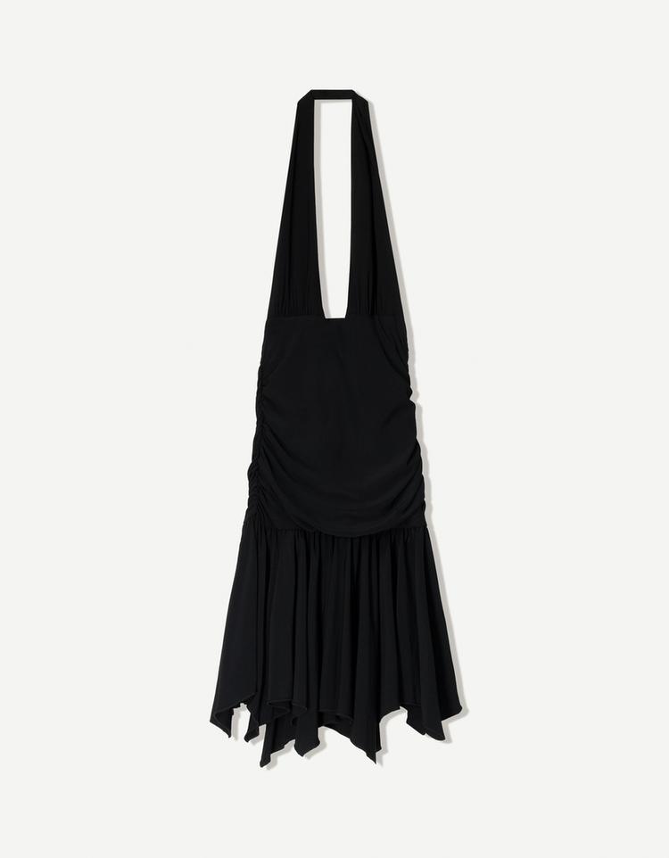 Ruffled mini dress