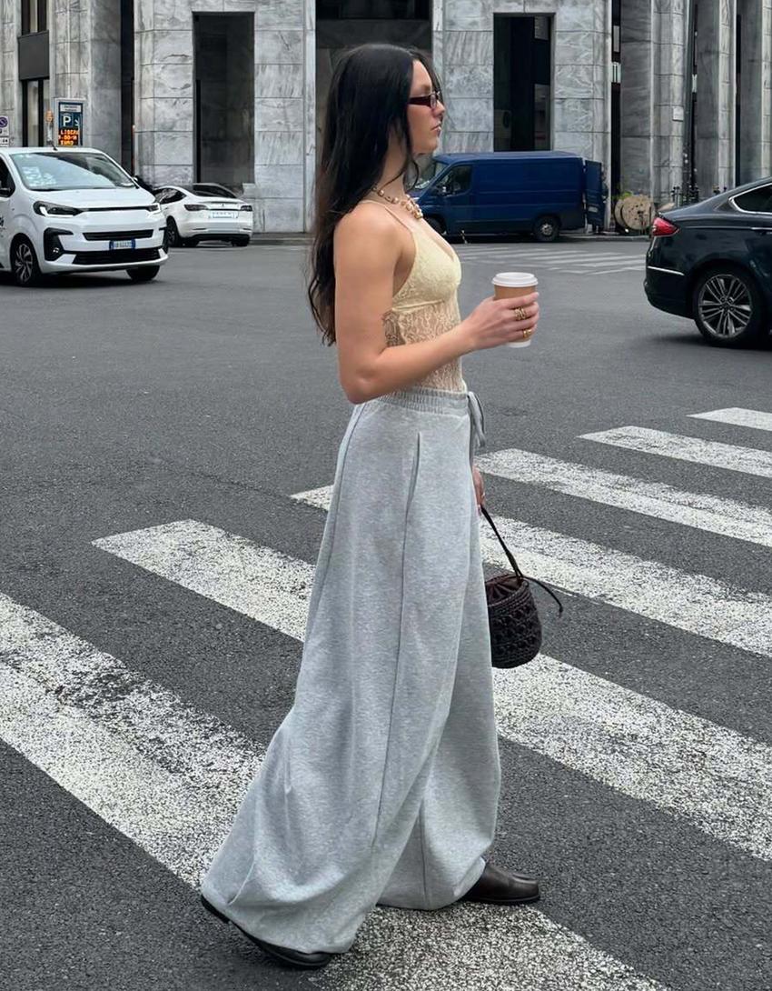 Body tirantes encaje-Amarillo