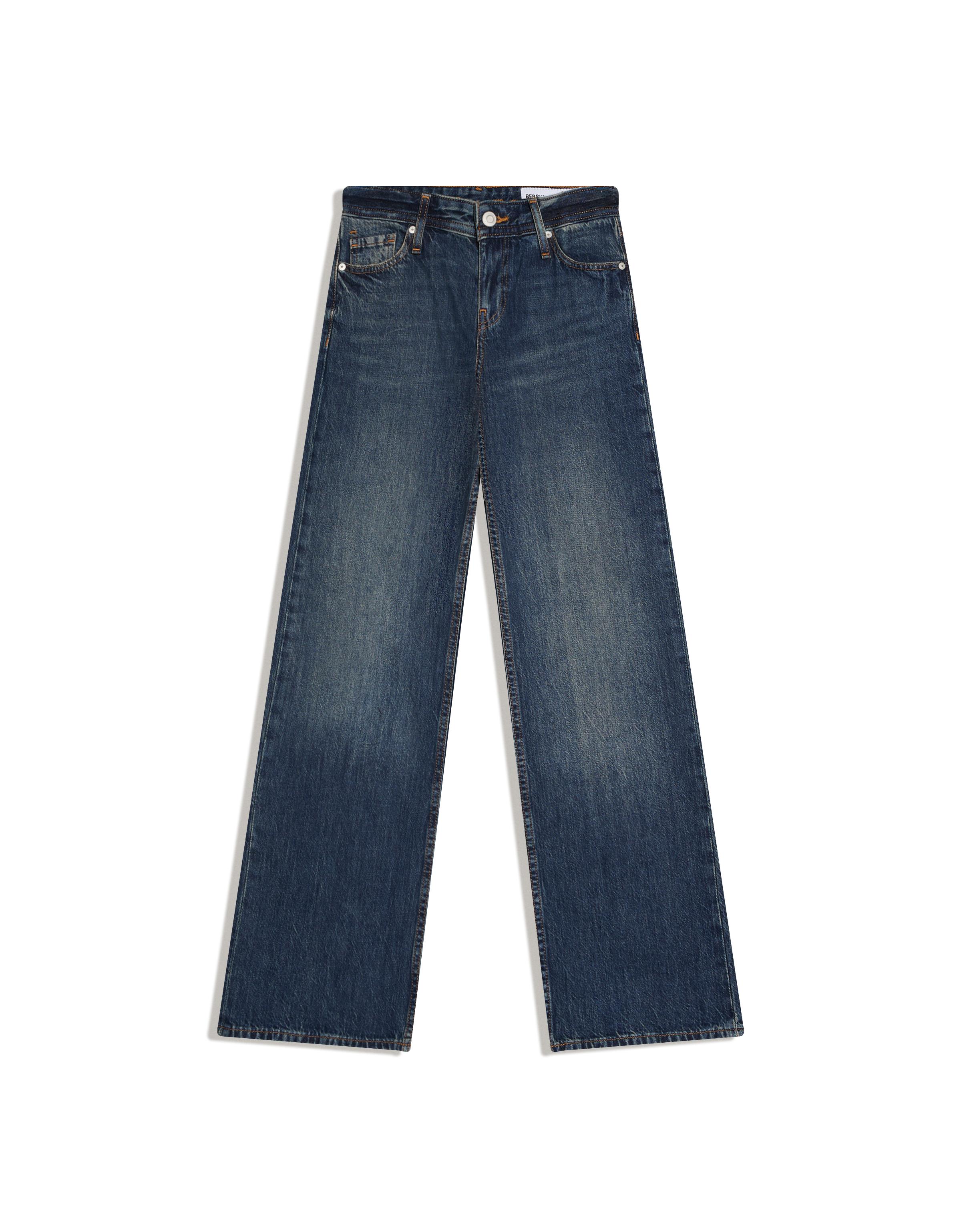 straight fit düşük bel jean - Görsel 3