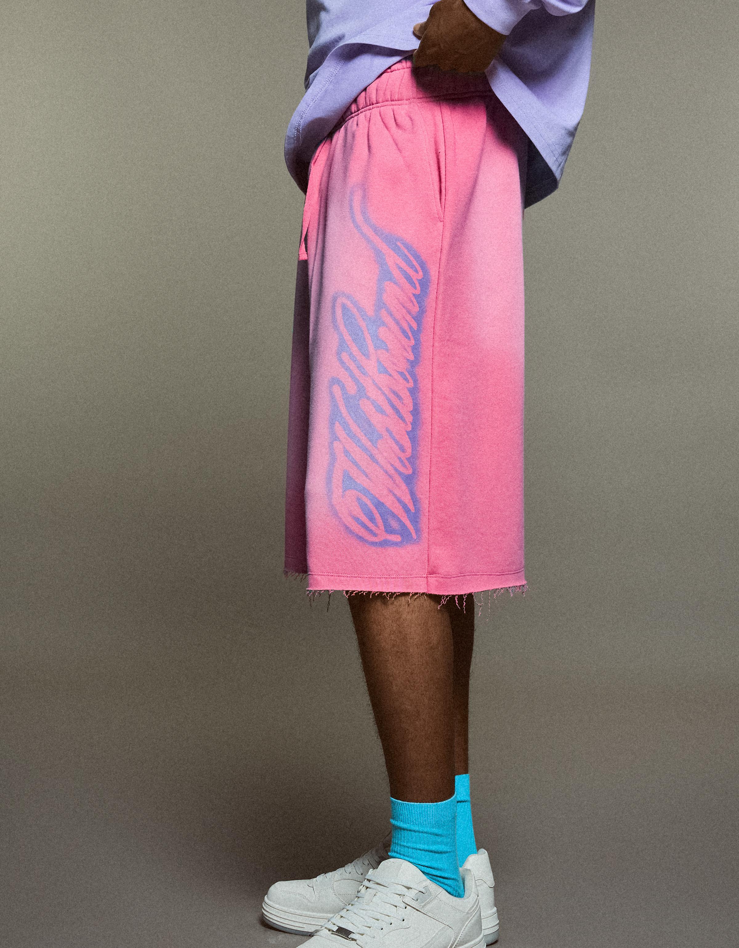 Jersey jort Bermuda shorts — Pink