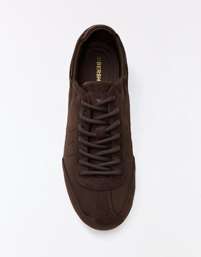 Thin sneakers-Brown