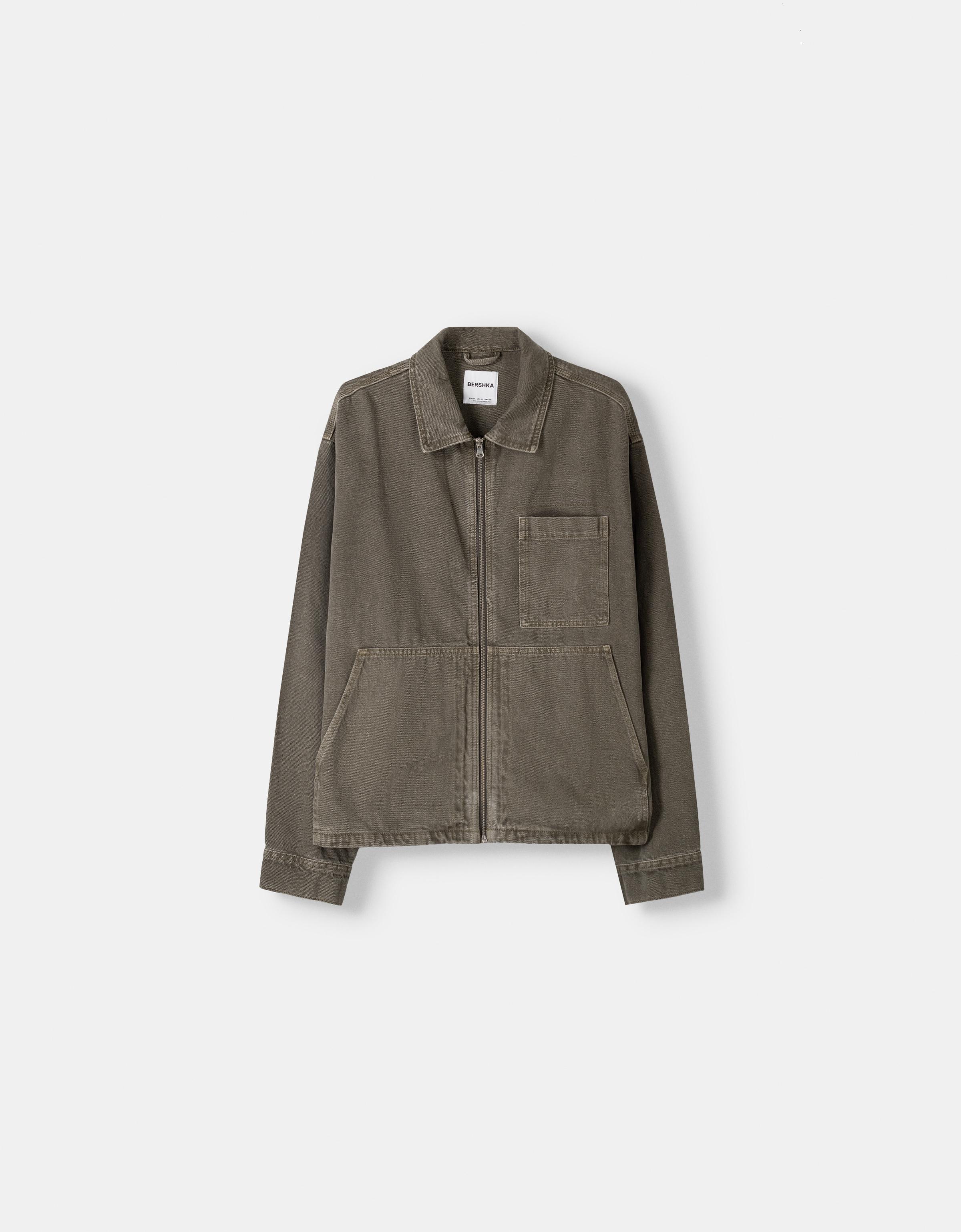 Bershka denim jacket men best sale