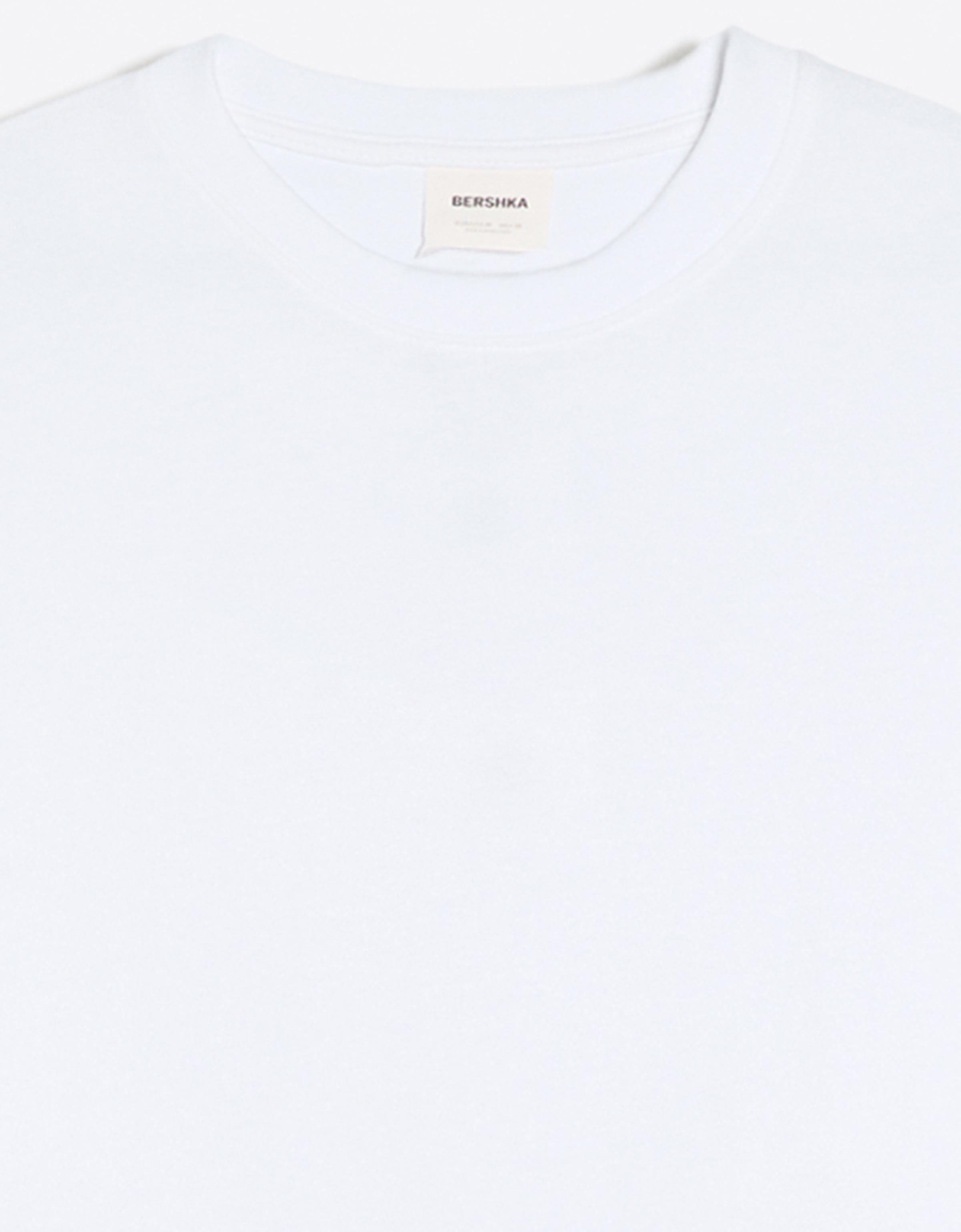 Boxy long sleeve T-shirt — White