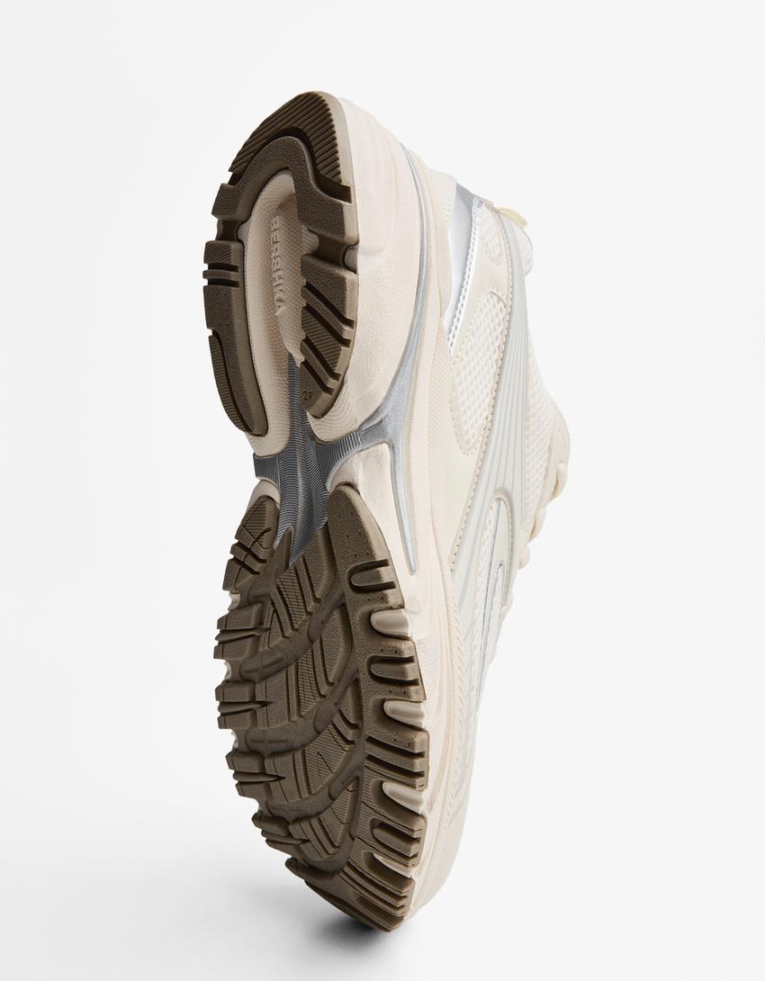 Multi-piece sneakers-WHITE-1