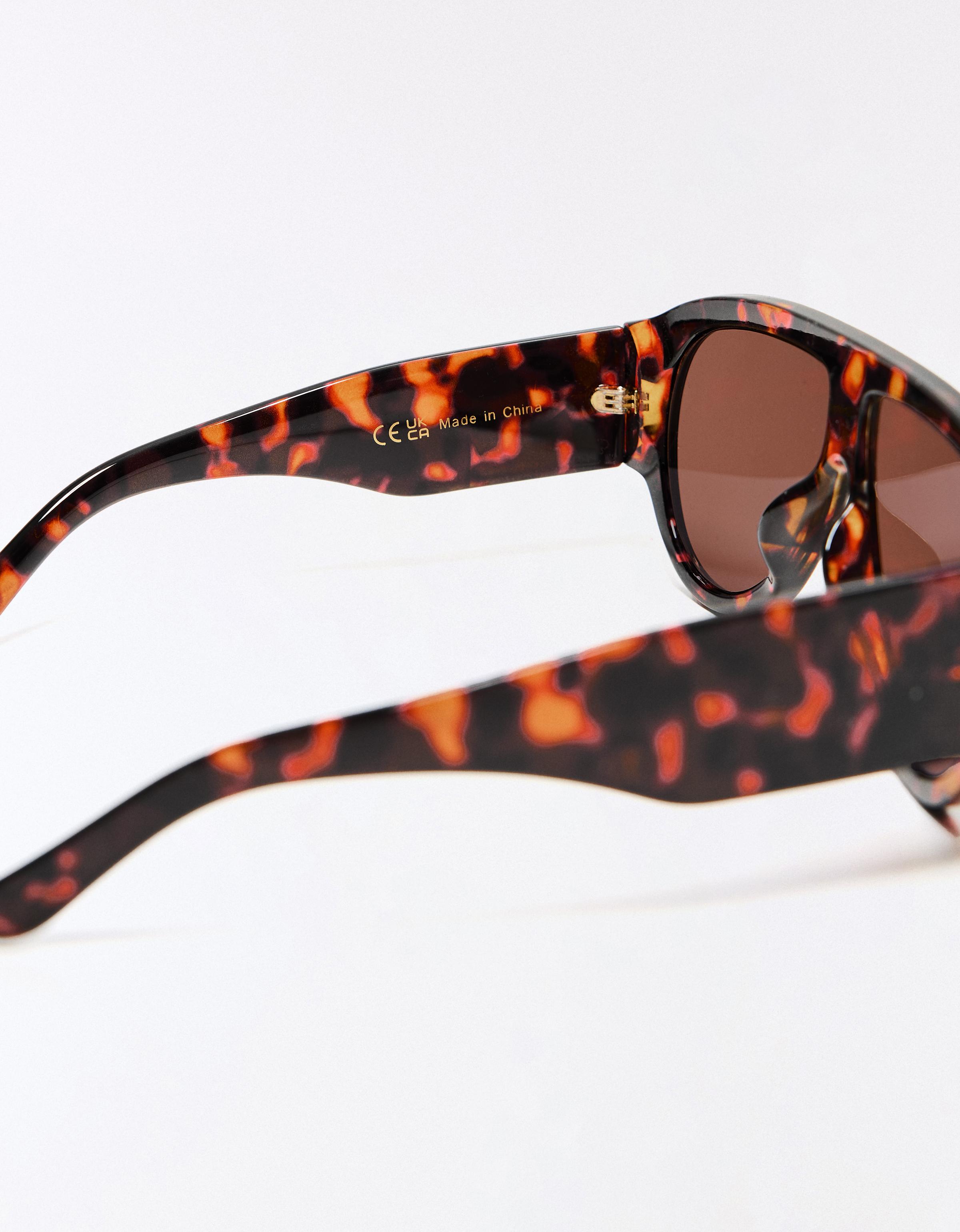 Acetate sunglasses — Brown