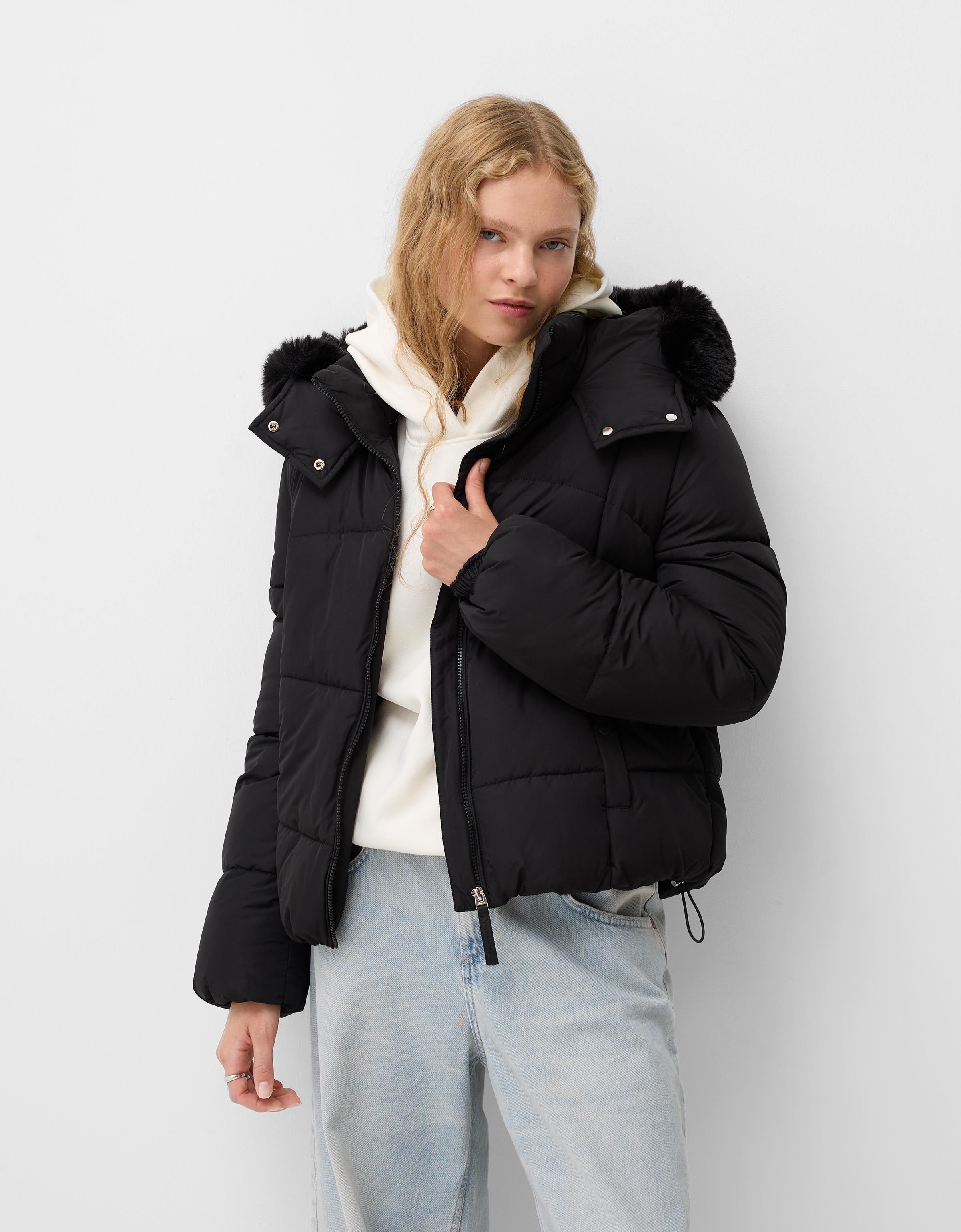 Puffer jacket women's bershka online