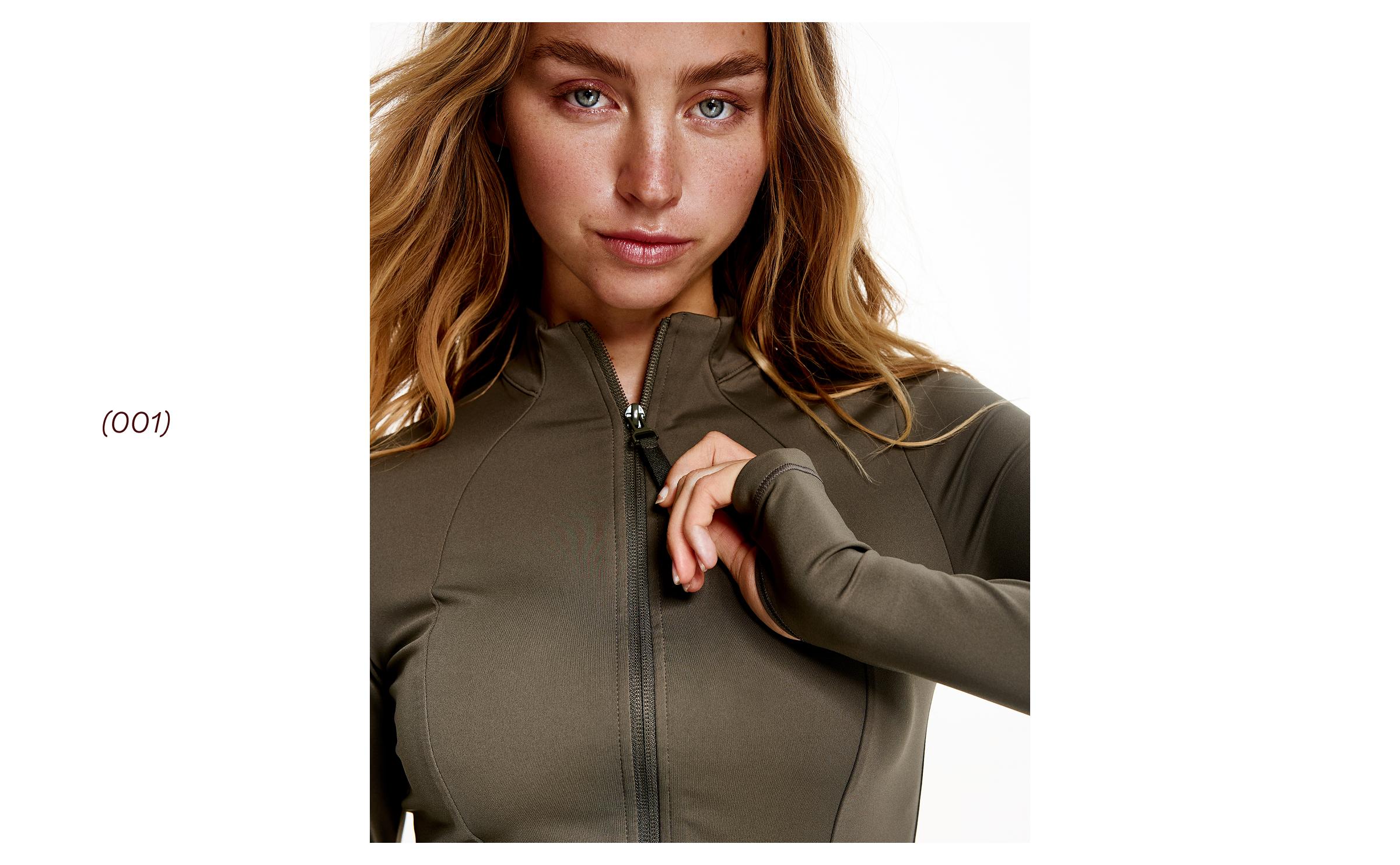 Hızlı kuruyan ve nefes alabilen fermuarlı sweatshirt - Görsel 154