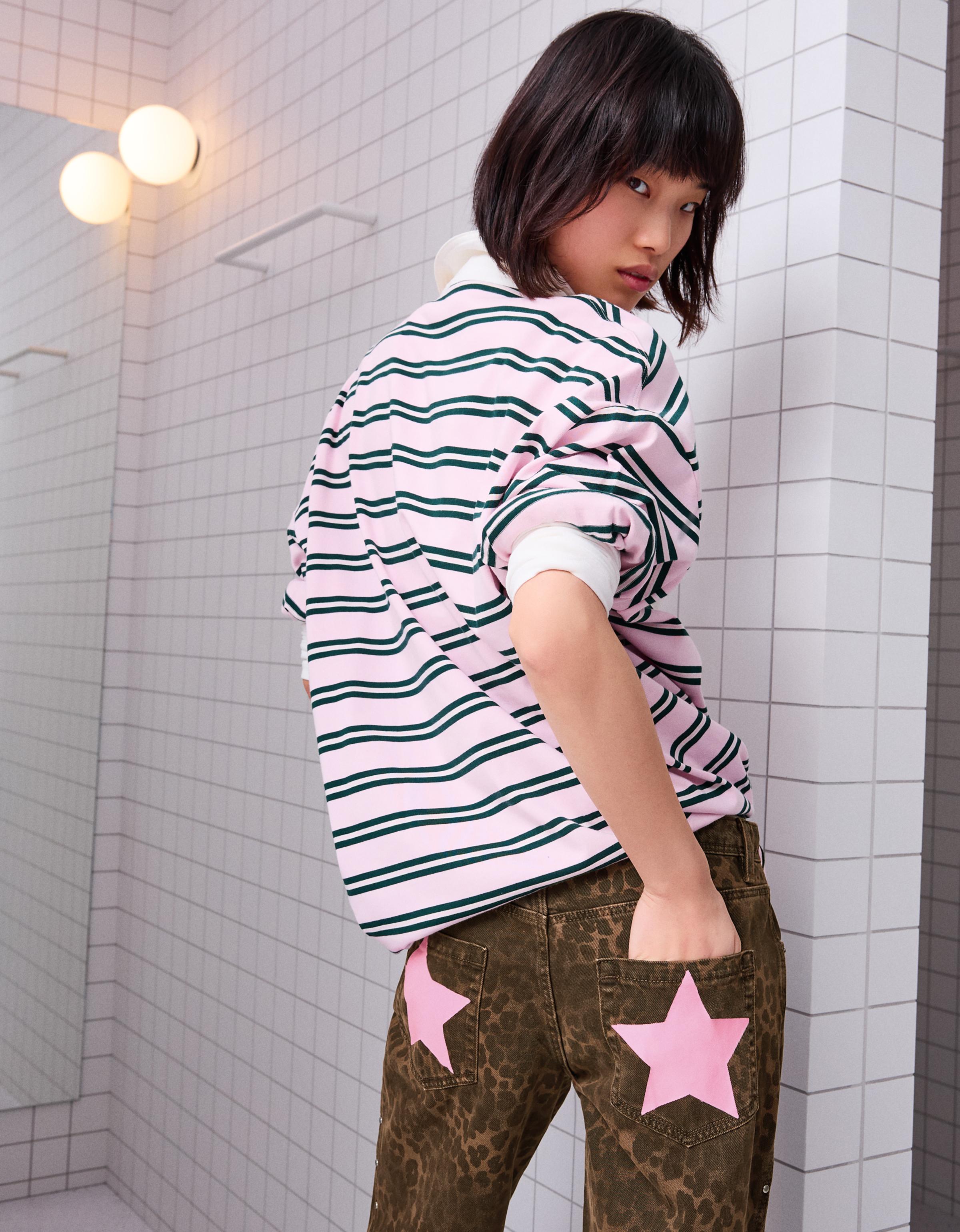 Straight fit fitilli kumaş pantolon - Görsel 47