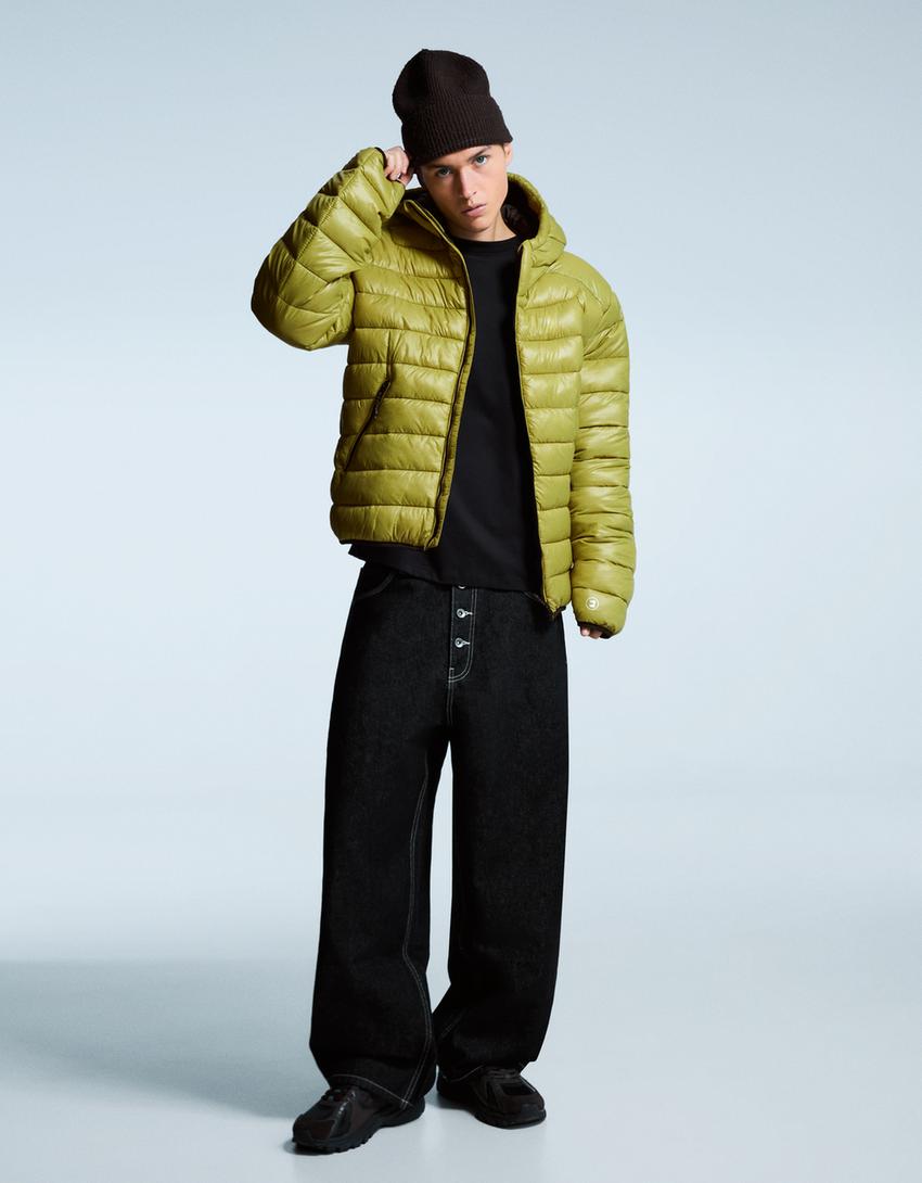 Xhaketë e lehtë me mbushje-Jeshile