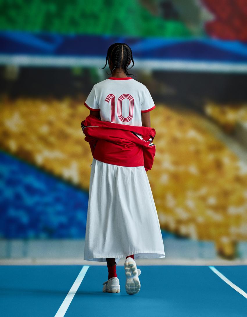 Camiseta manga curta contraste sport-Créma-1