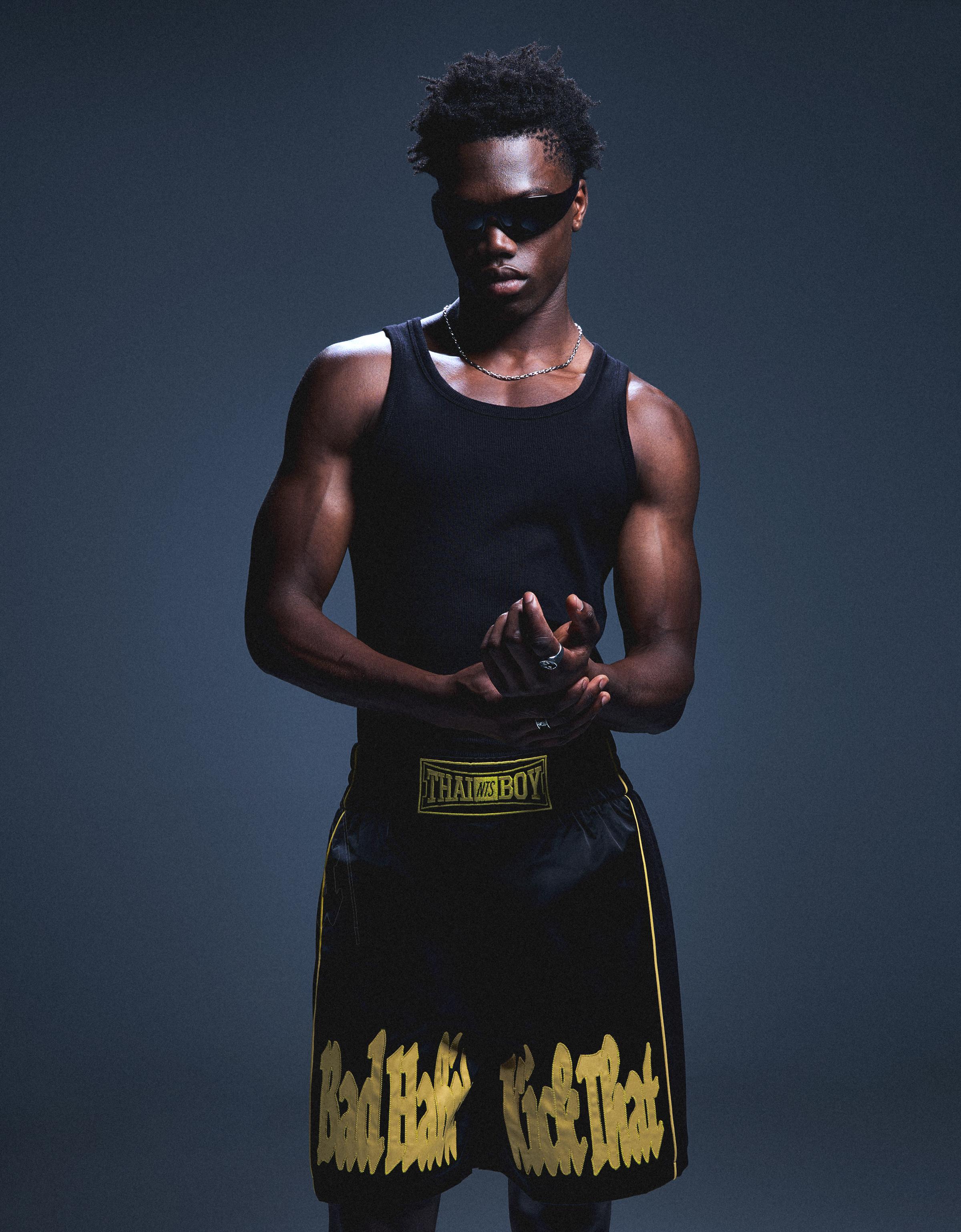 Boxy Bermuda shorts NTS X THAIBOY DIGITAL — Black