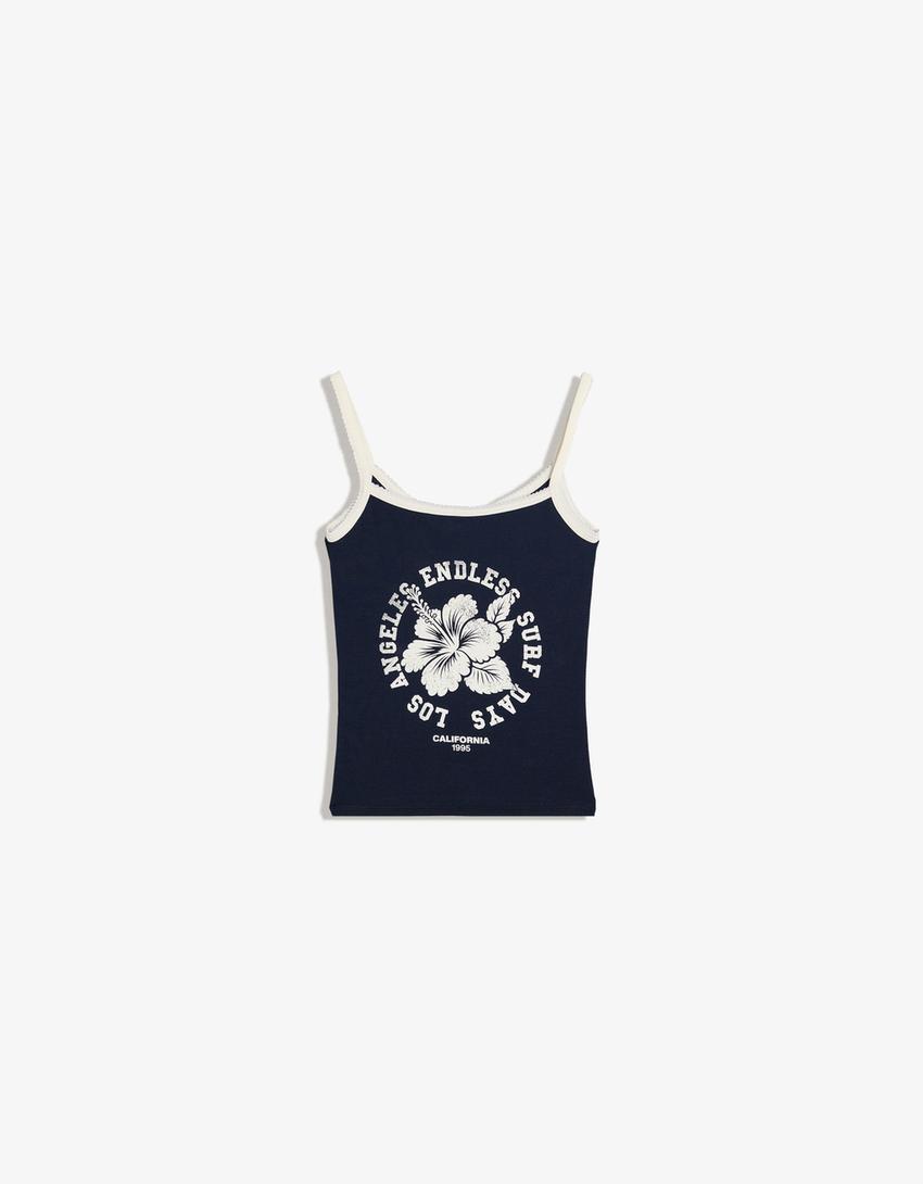 Top tirantes print-Marino