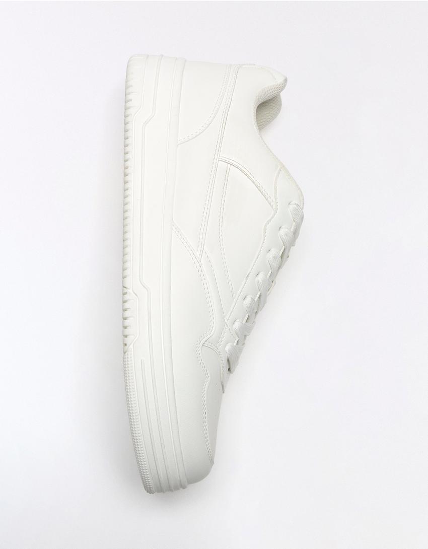 Basic street trainers-WHITE