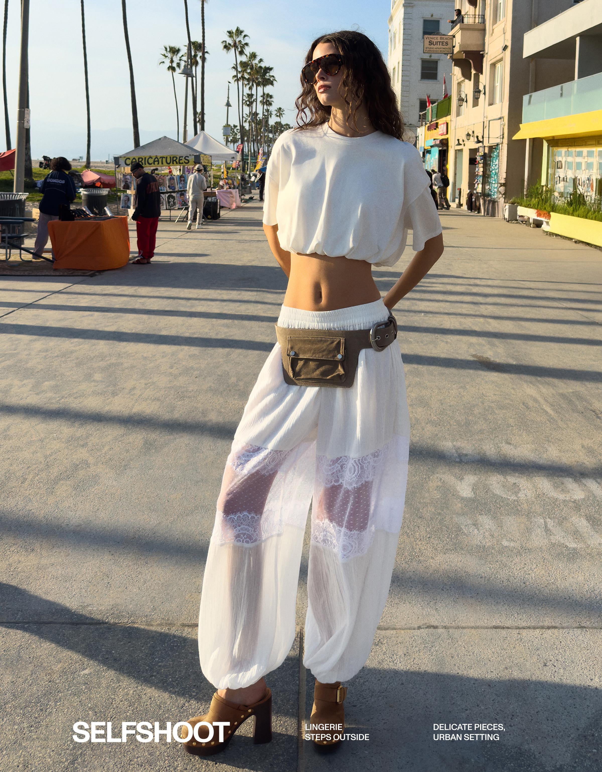 Dantelli şalvar pantolon - Görsel 17