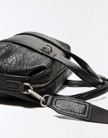 Bowling crossbody bag in leather effect — Black 3