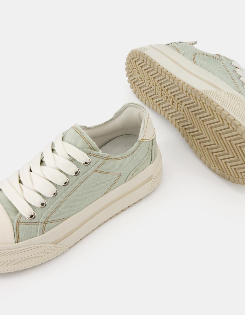 Sneakers denim plateforme homme-1-043-4