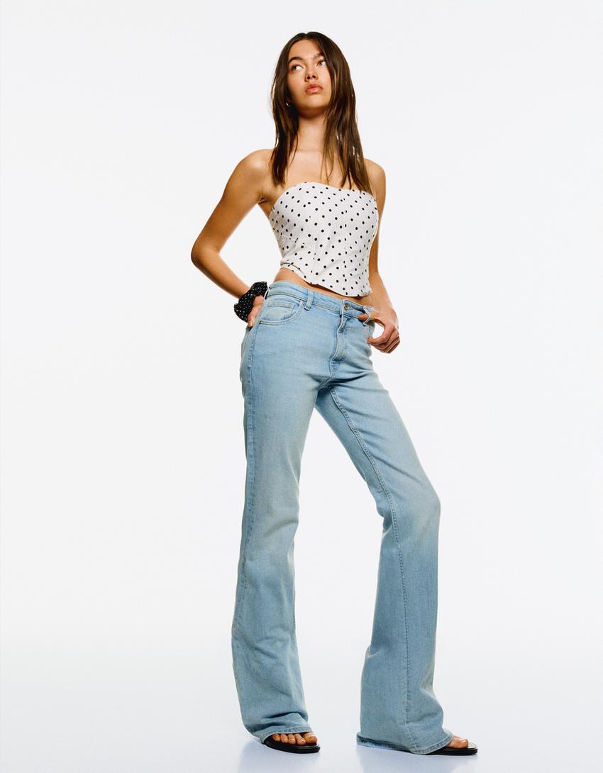 Top bandeau corsé lunares-Crudo-1