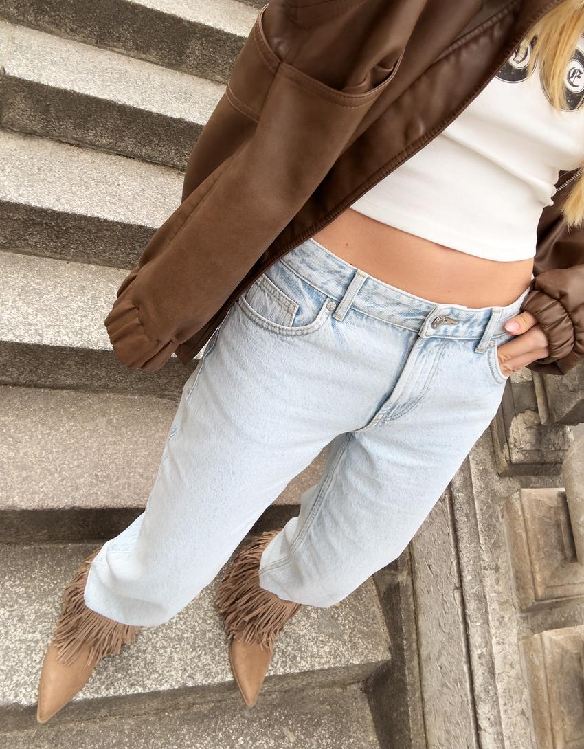 Straight fit jeans-Light blue-2