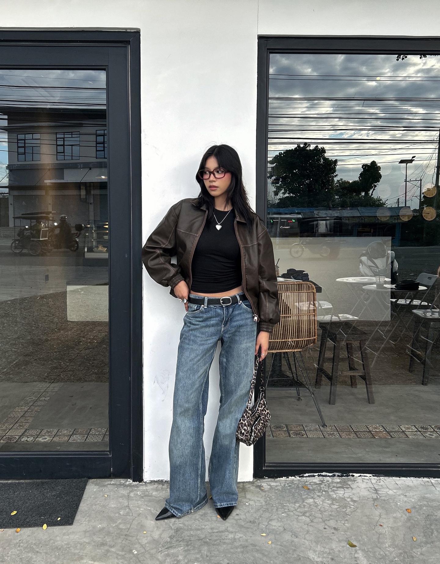Bershka Jeansy Bootcut Low Waist Kobieta 44 Wyblakły Niebieski