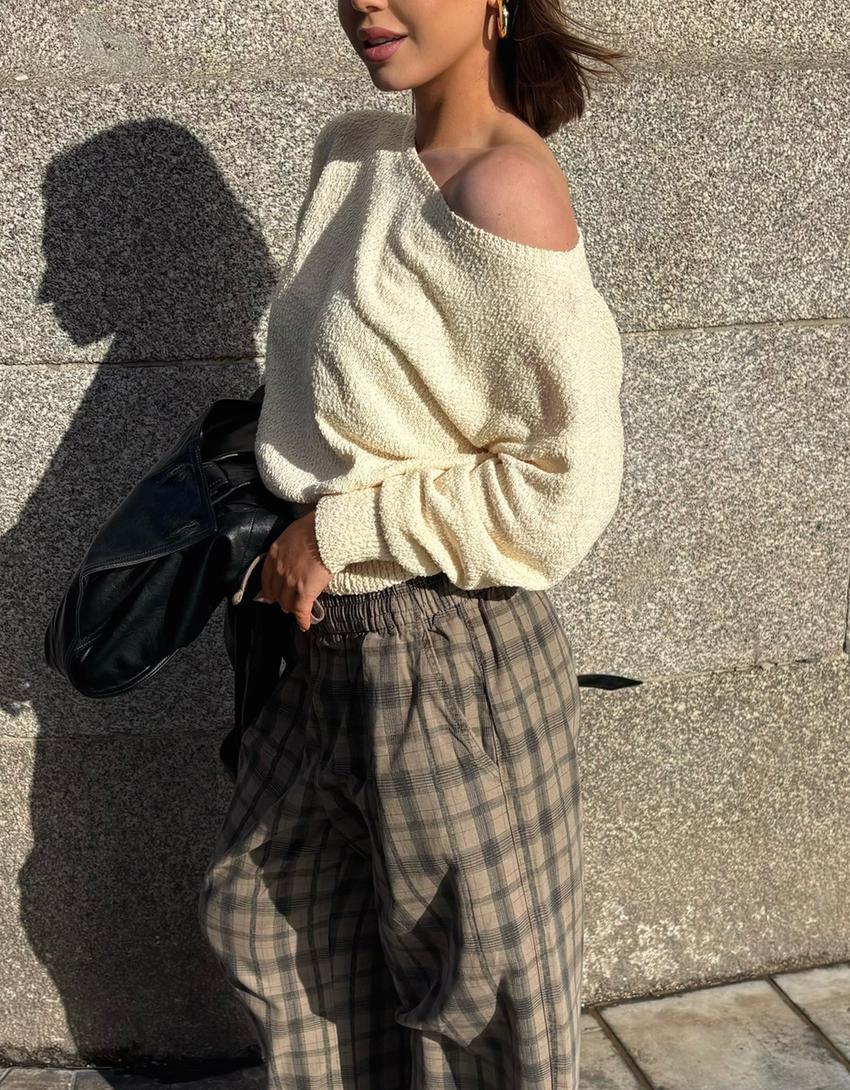 Jersey asimétrico-Crudo