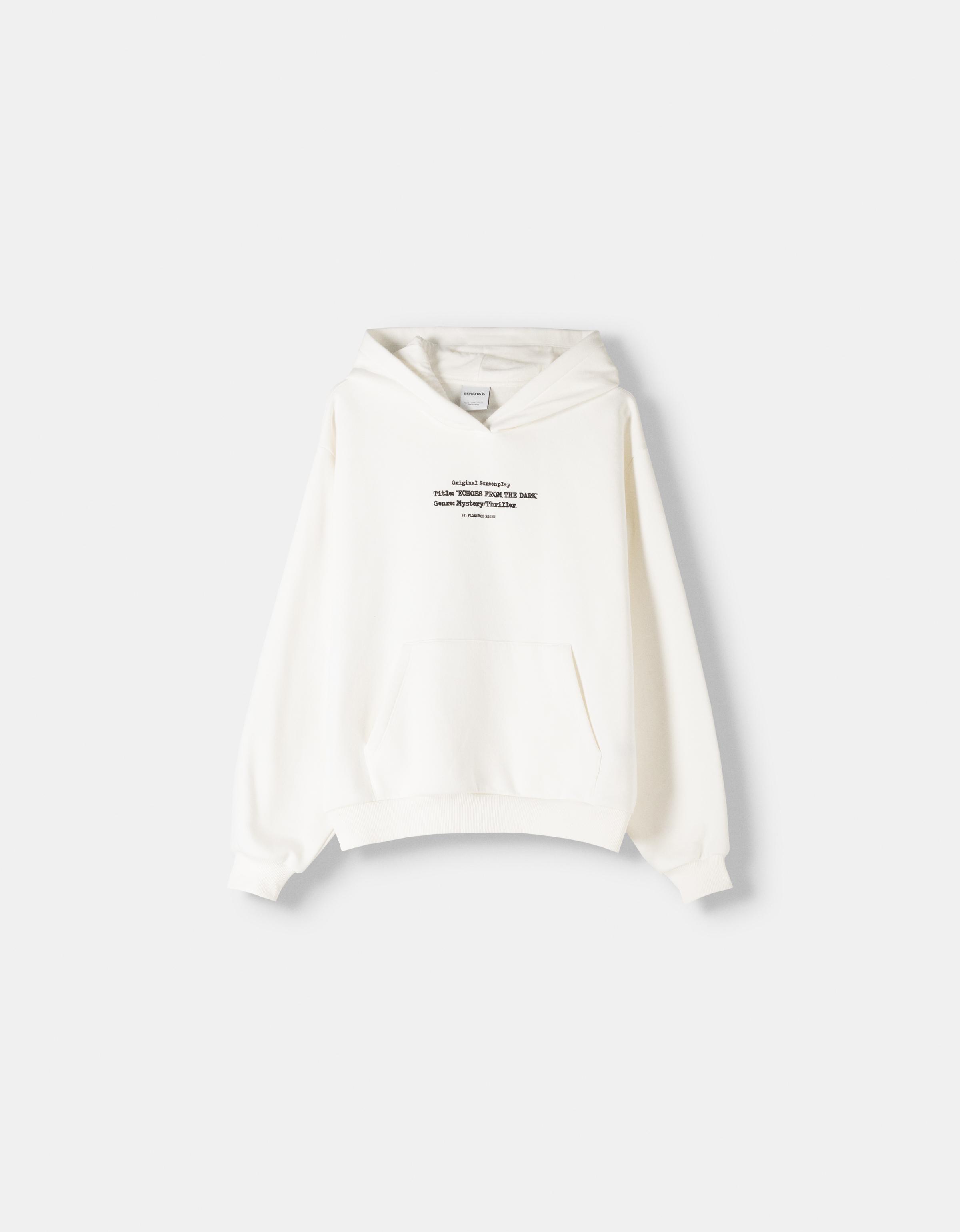 Printed hoodie - Sweatshirts and hoodies - BSK Teen | Bershka