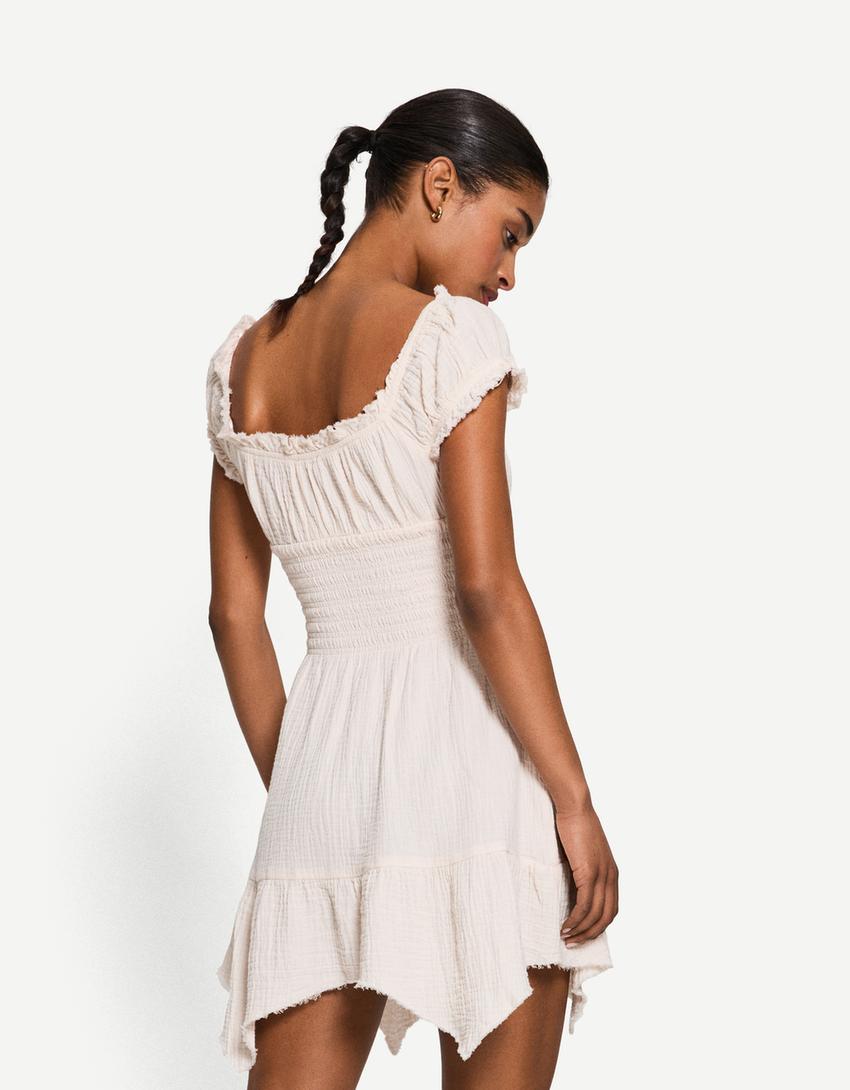 Mini-robe texturée rustique - BSK Teen | Bershka