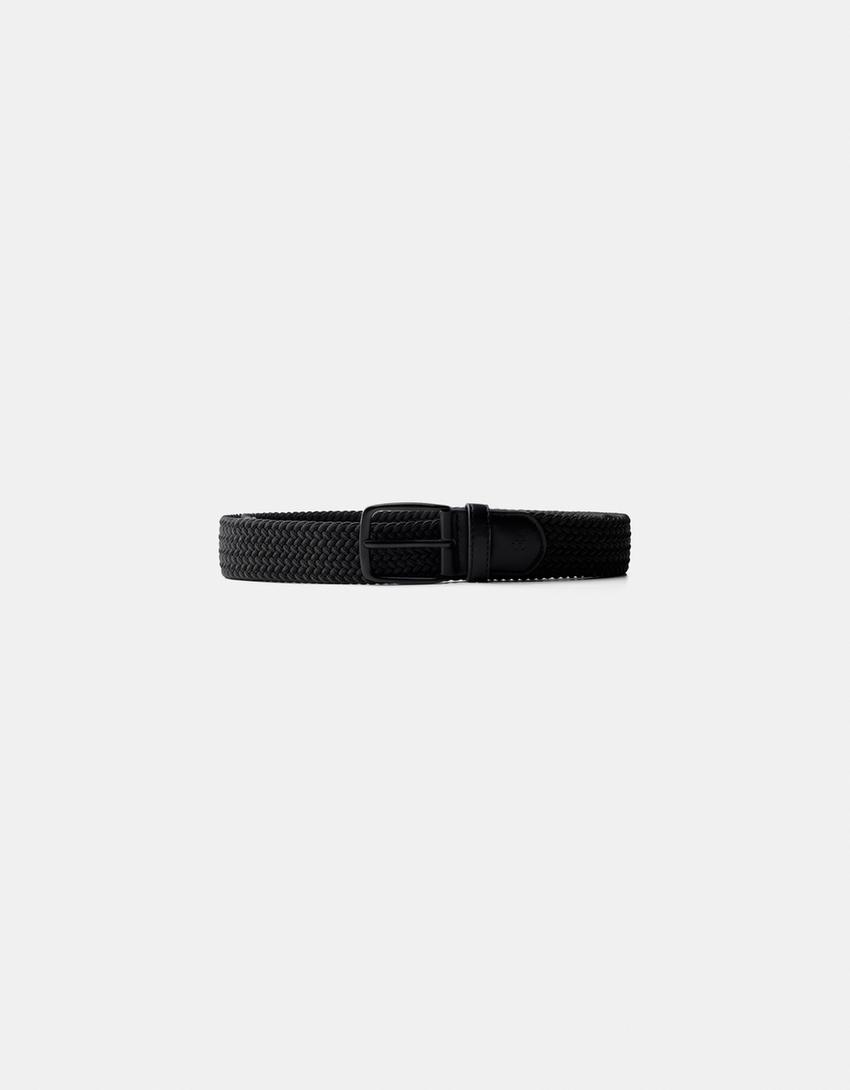 Braided belt-Black