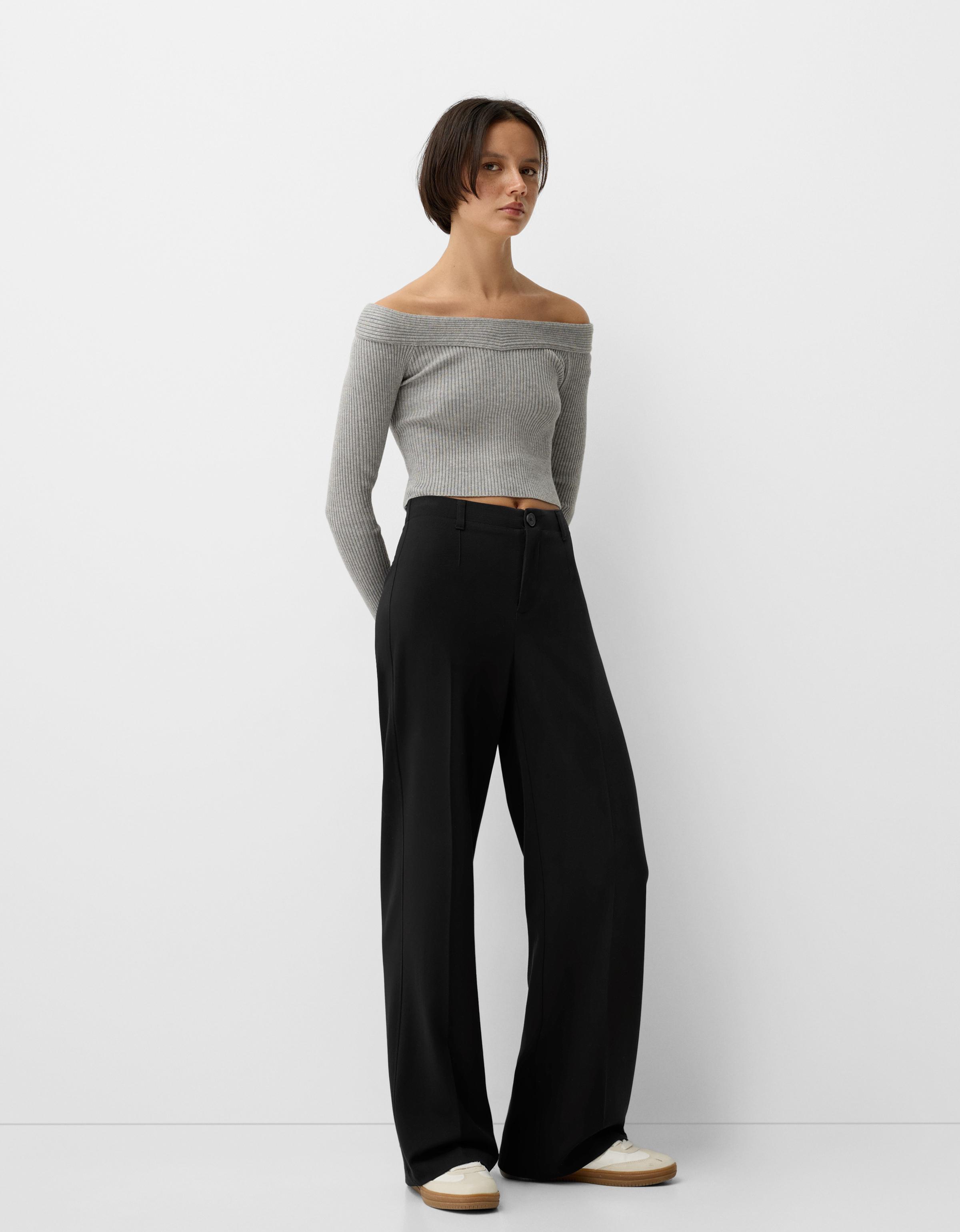 Pantalon paillette bershka sale