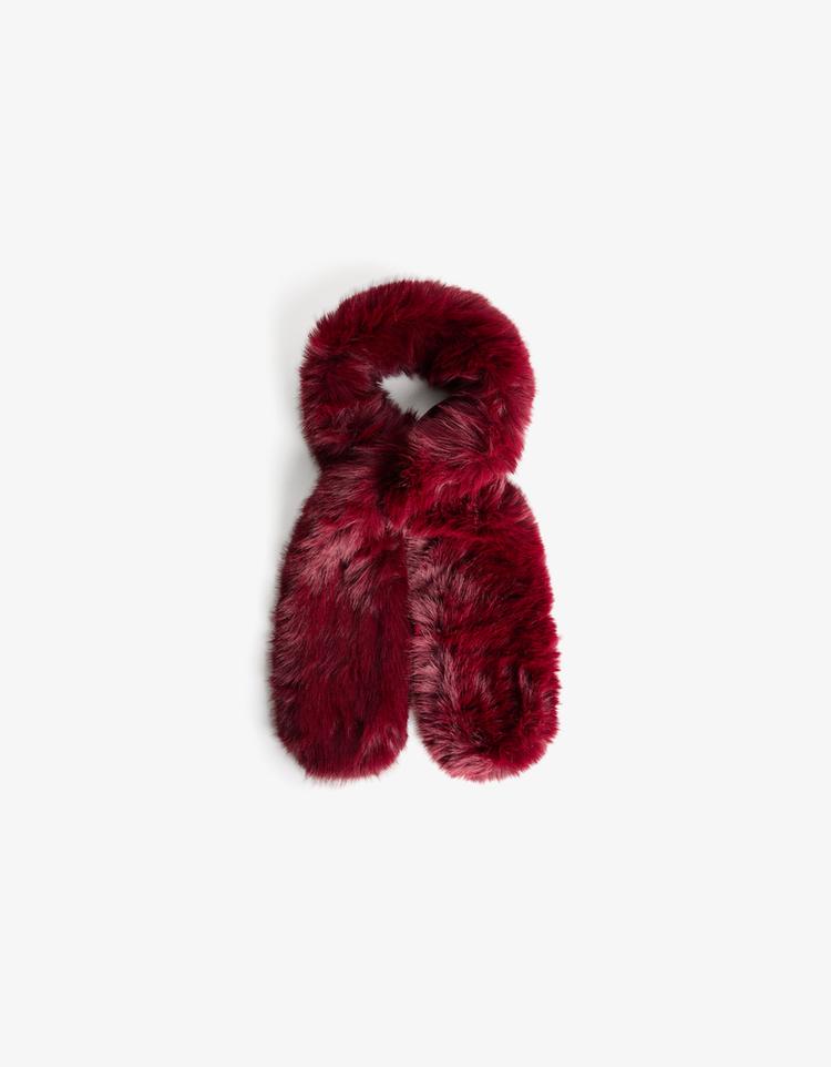 Faux fur stole